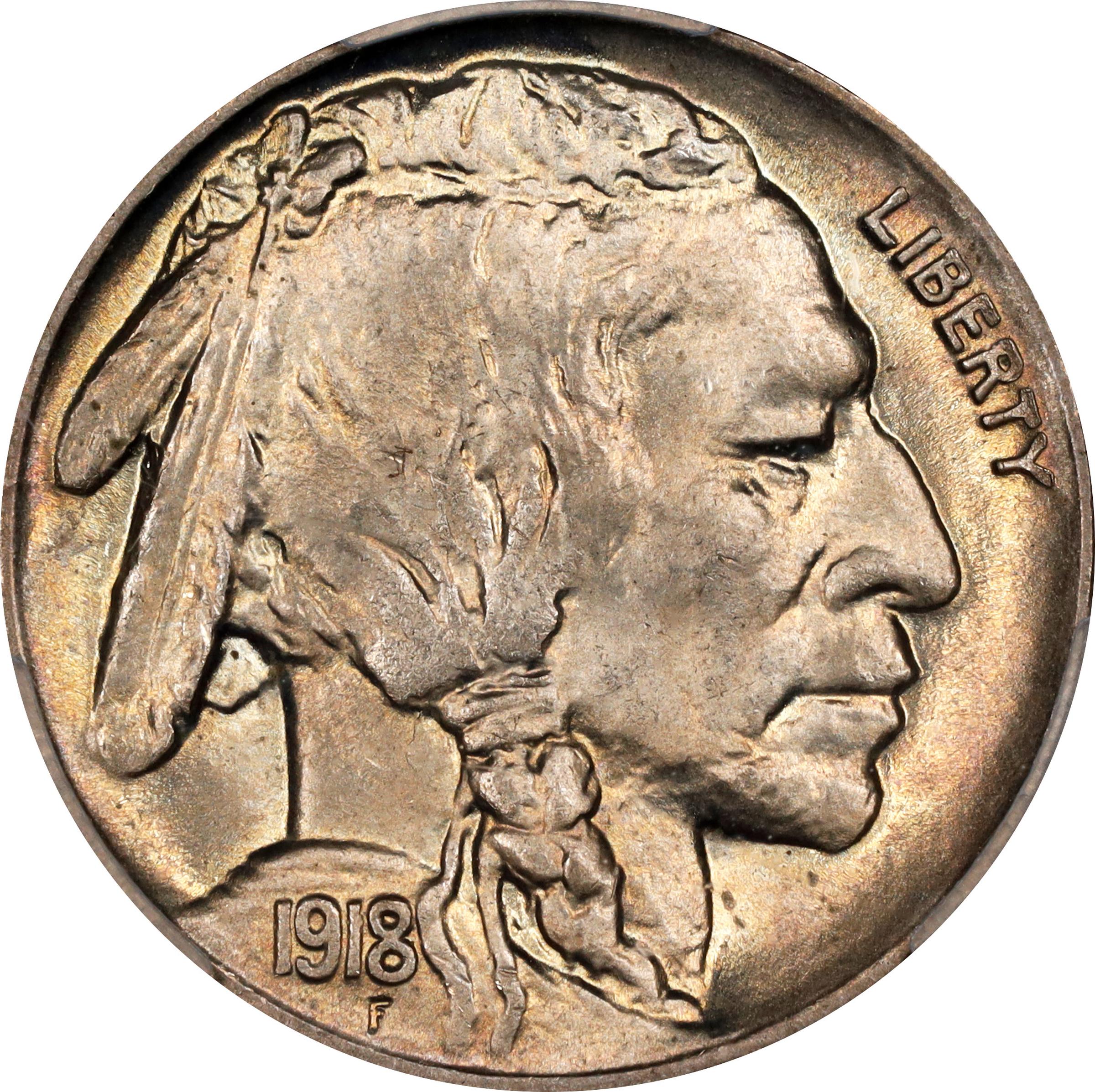 1918-D Buffalo Nickel. MS-66 (PCGS).