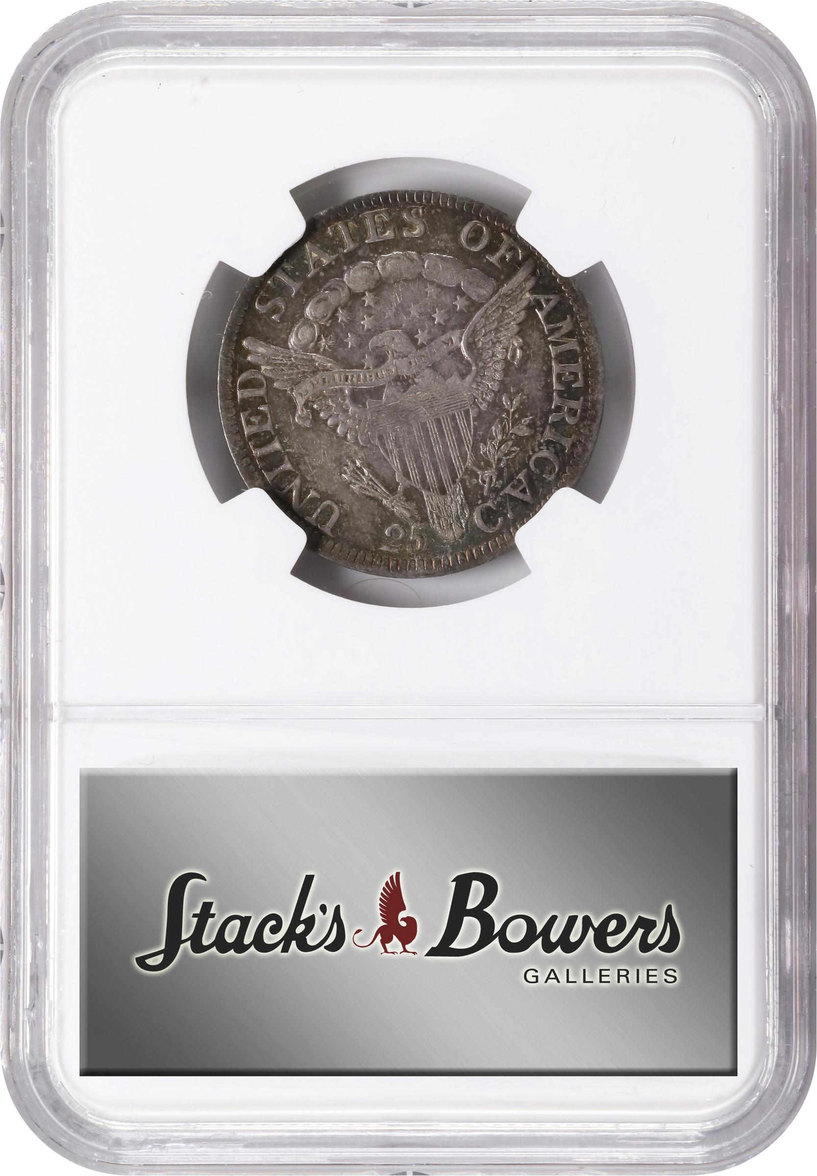 image for: 1805 Draped Bust Quarter. B-1. Rarity-4. AU-53 (NGC). CAC.
