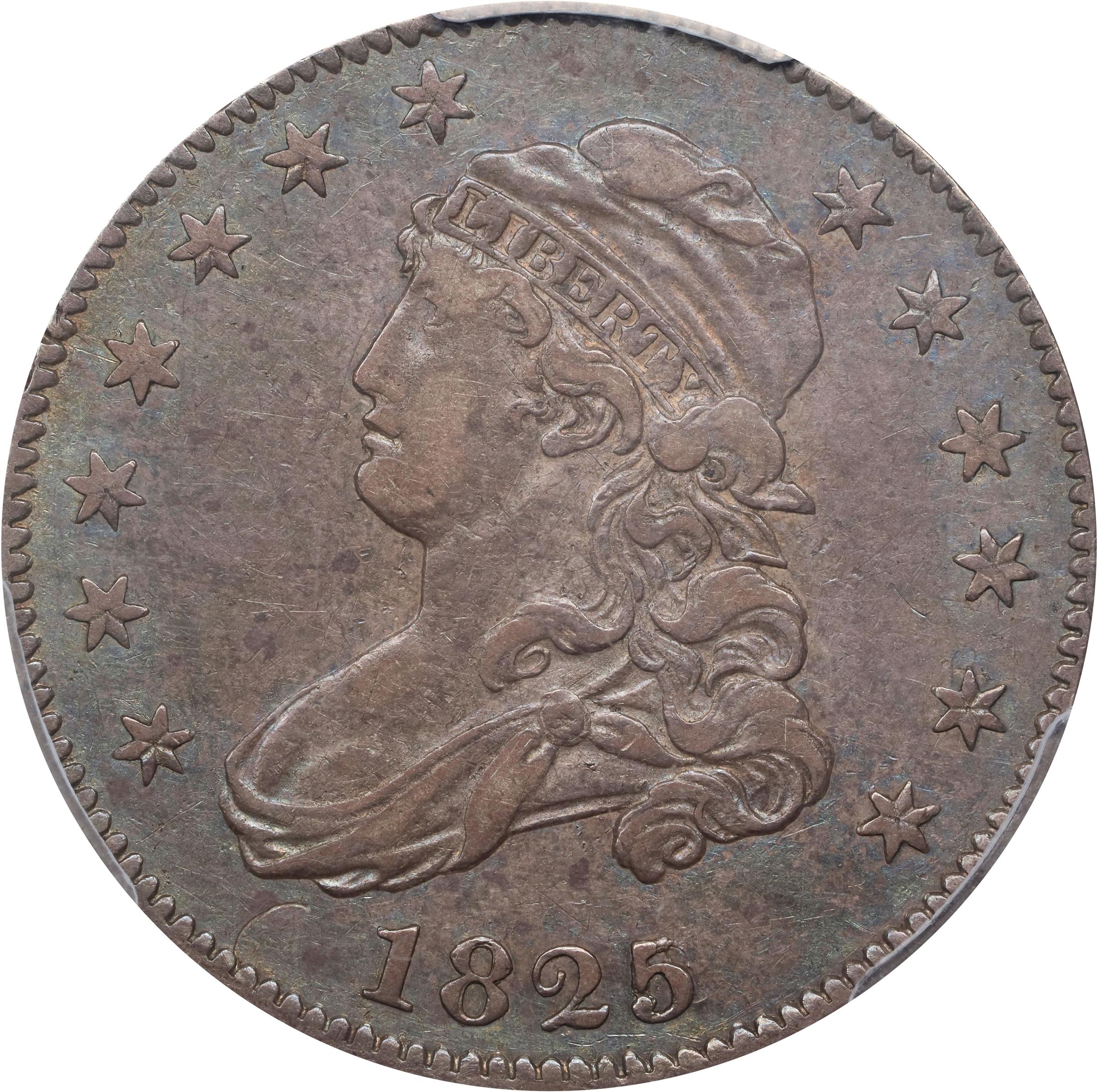 image for: 1825/4/2 Capped Bust Quarter. B-1. Rarity-5. EF-40 (PCGS).
