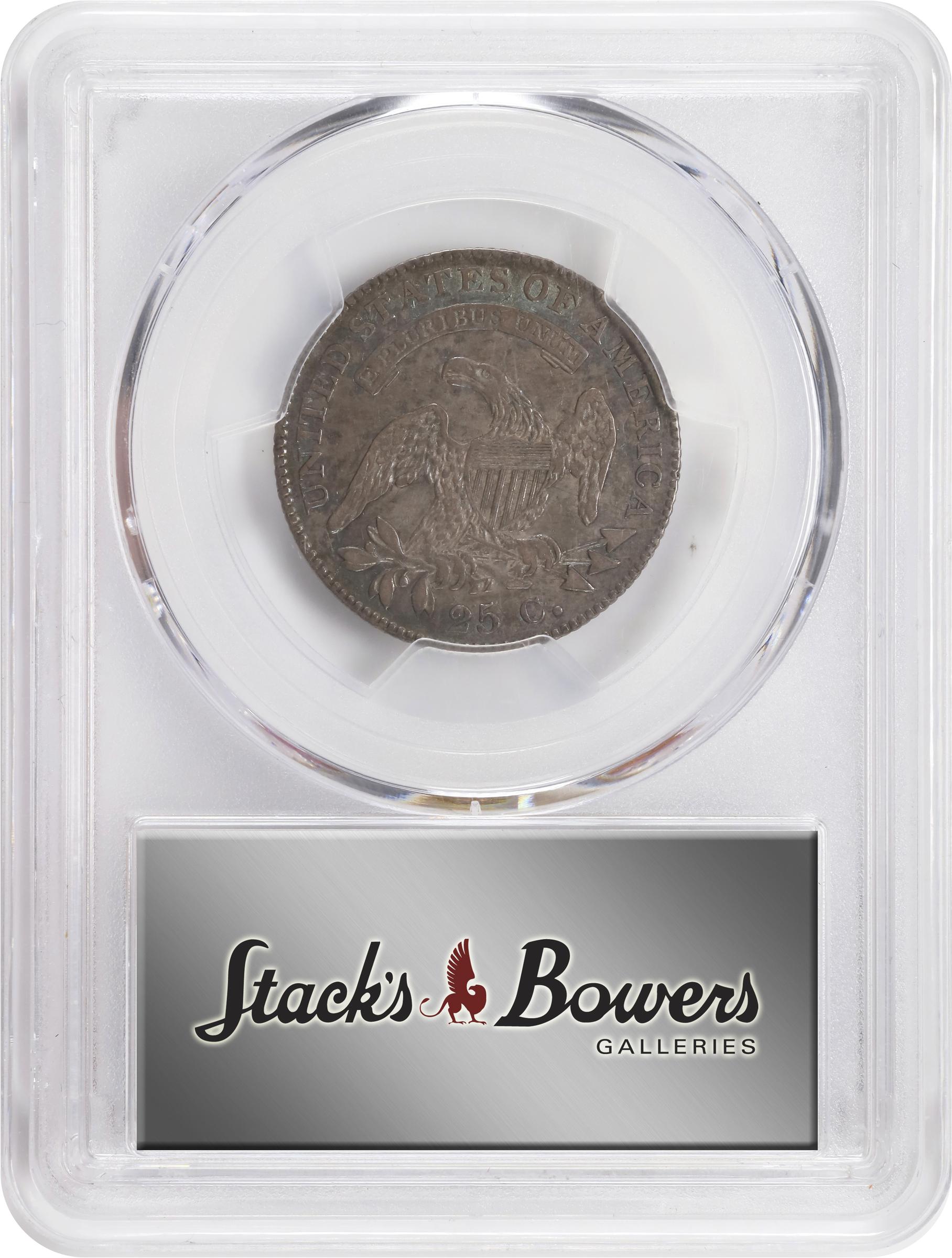 image for: 1825/4/2 Capped Bust Quarter. B-1. Rarity-5. EF-40 (PCGS).