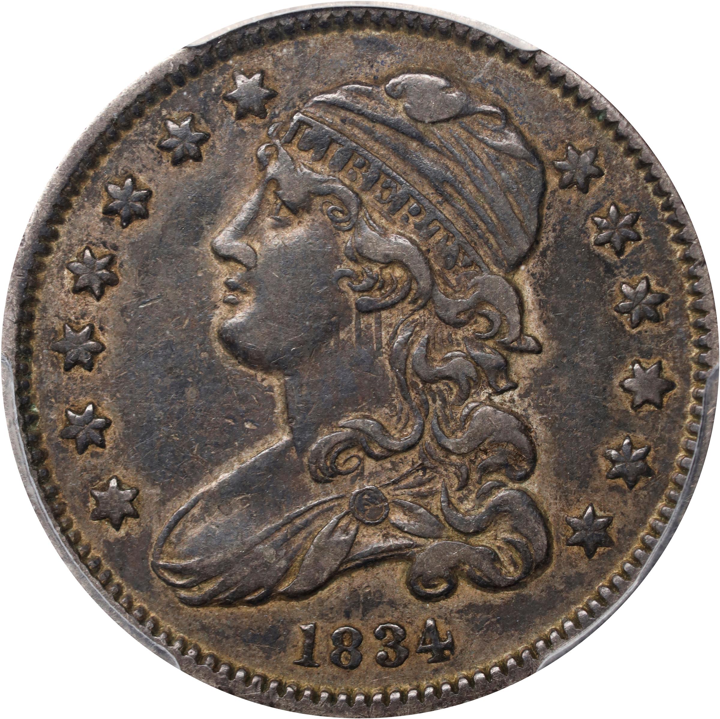 1834 Capped Bust Quarter. B-4. Rarity-1. VF-35 (PCGS).