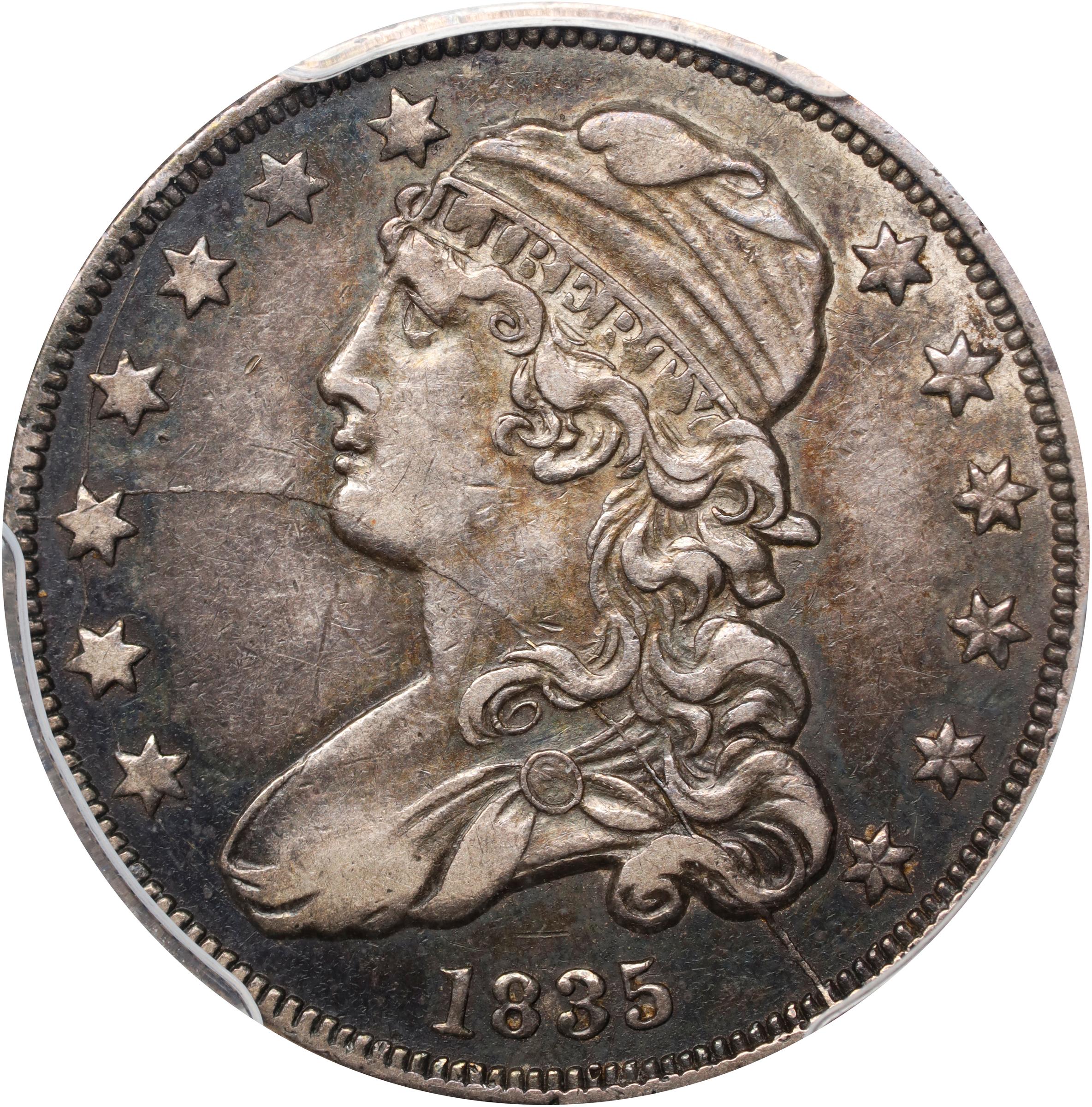 1835 Capped Bust Quarter. B-4. Rarity-3. VF-35 (PCGS).