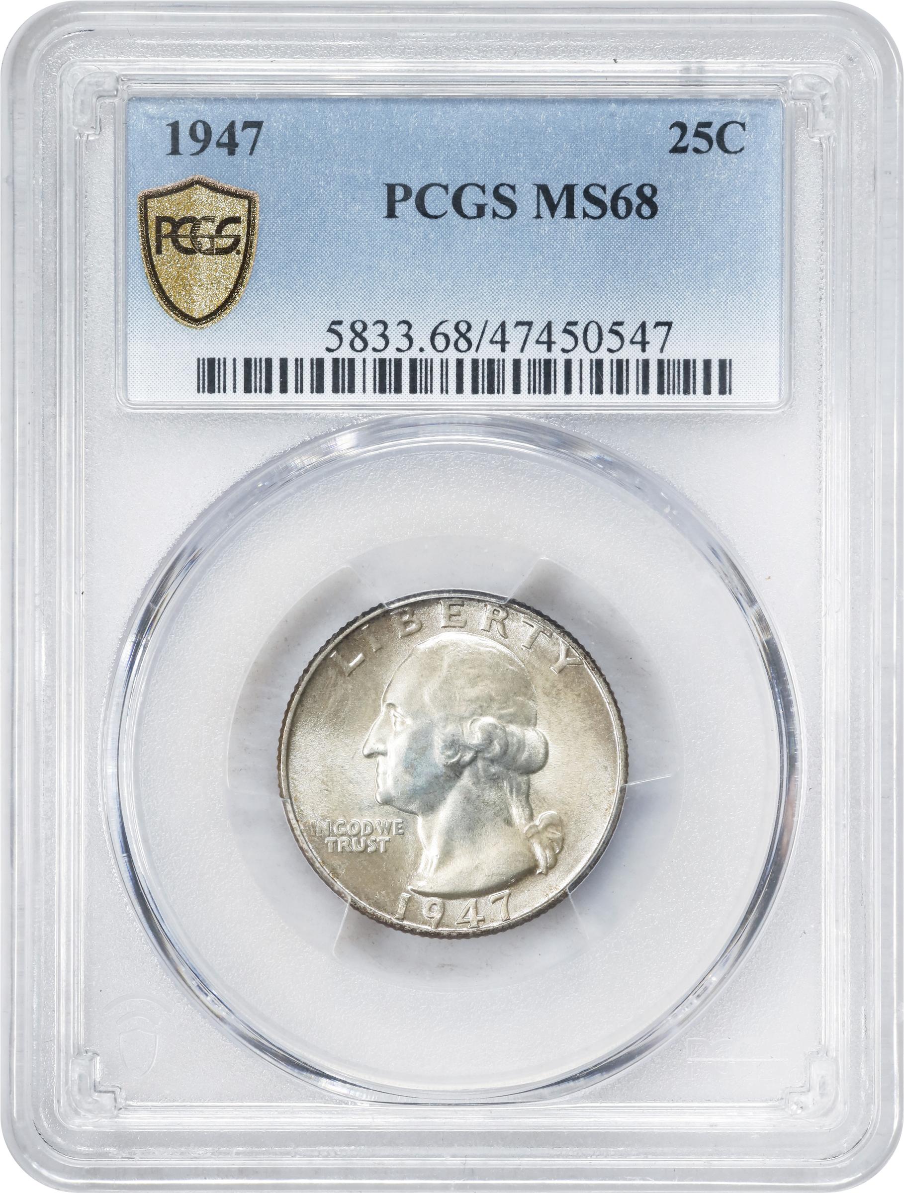1947 25c MS68 thumbnail 5