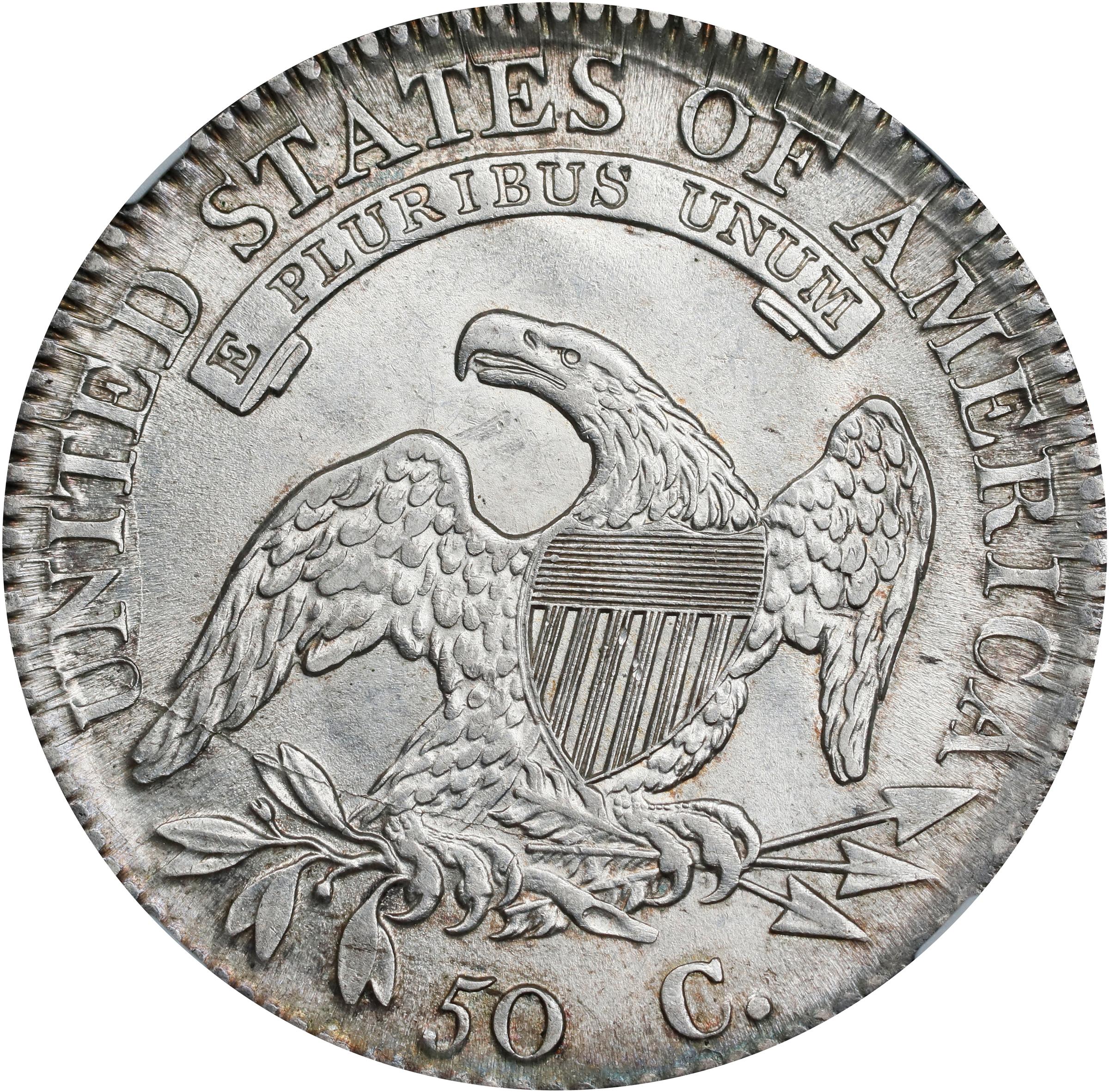 image for: 1814 Capped Bust Half Dollar. O-104a. Rarity-2. AU-58 (NGC). CAC.