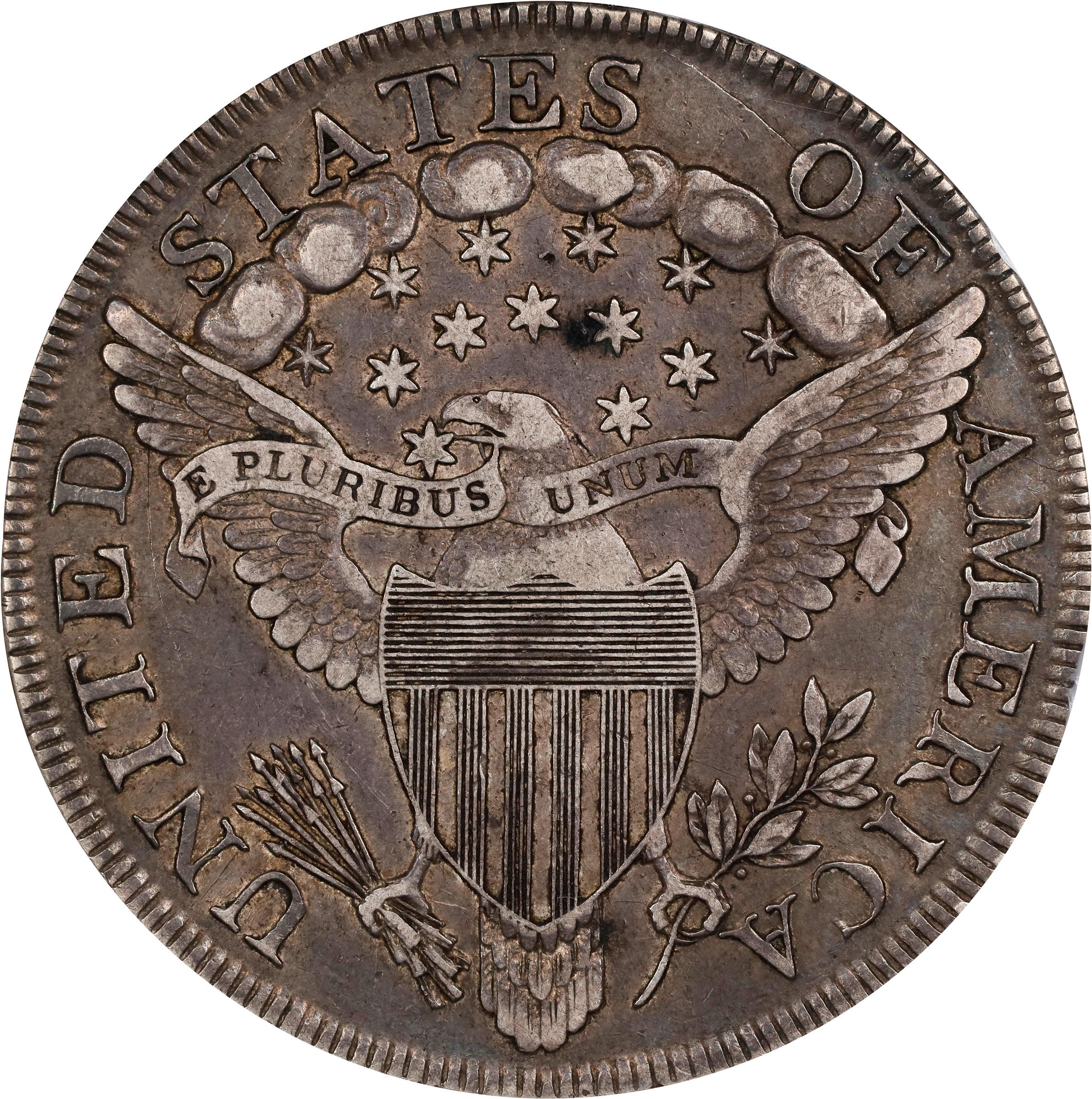 image for: 1799 Draped Bust Silver Dollar. BB-163, B-10. Rarity-2. VF-35 (NGC).