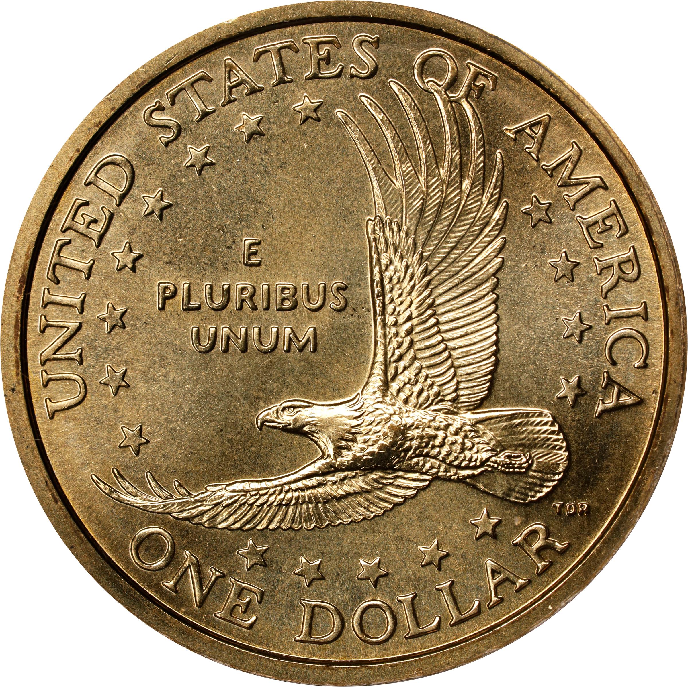 image for: 2000-P Sacagawea "Cheerios" Dollar. FS-902. Boldly Detailed Tail Feathers. MS-67 (ANACS).