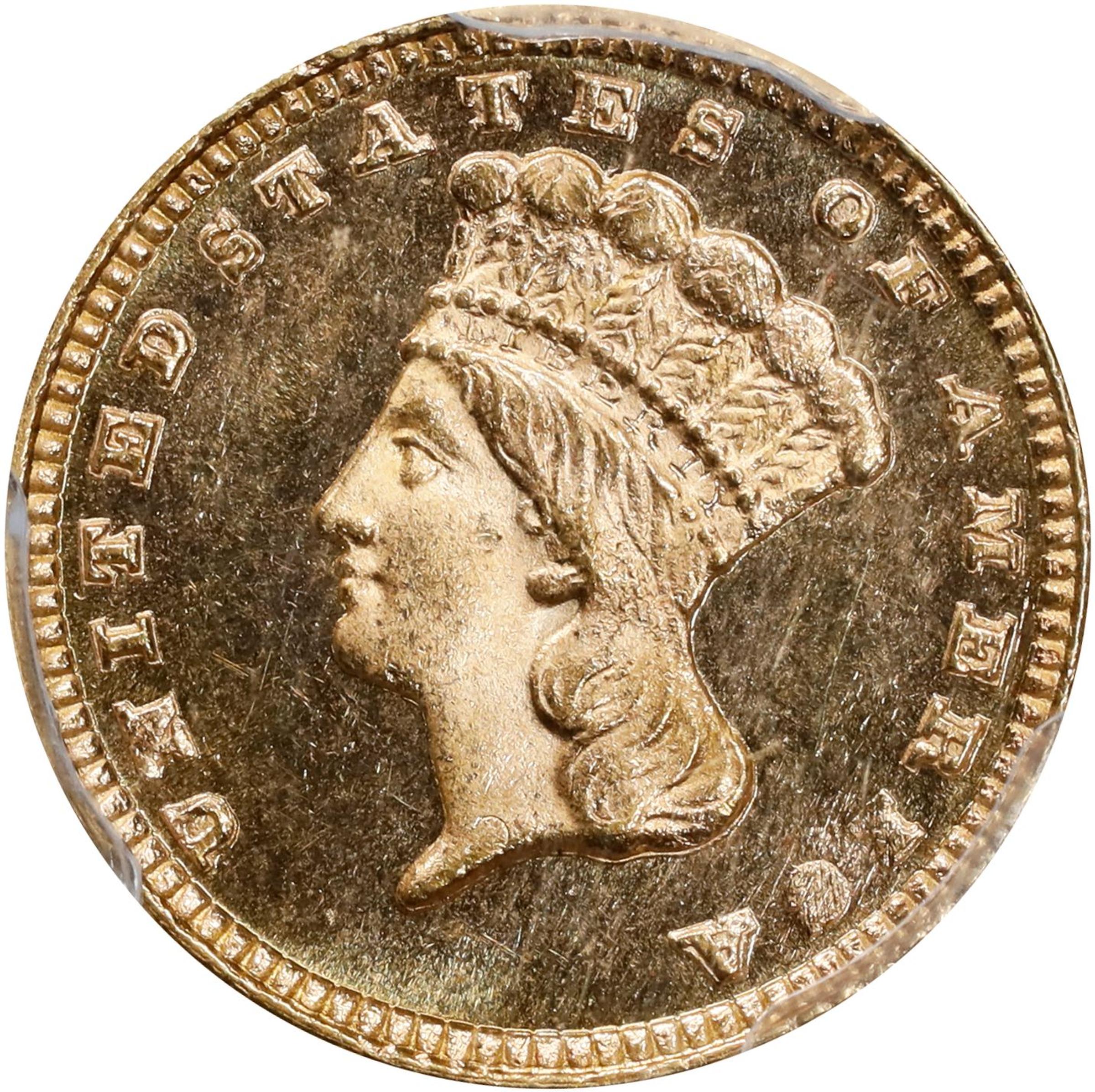 image for: 1885 Gold Dollar. MS-66 PL (PCGS). CAC.