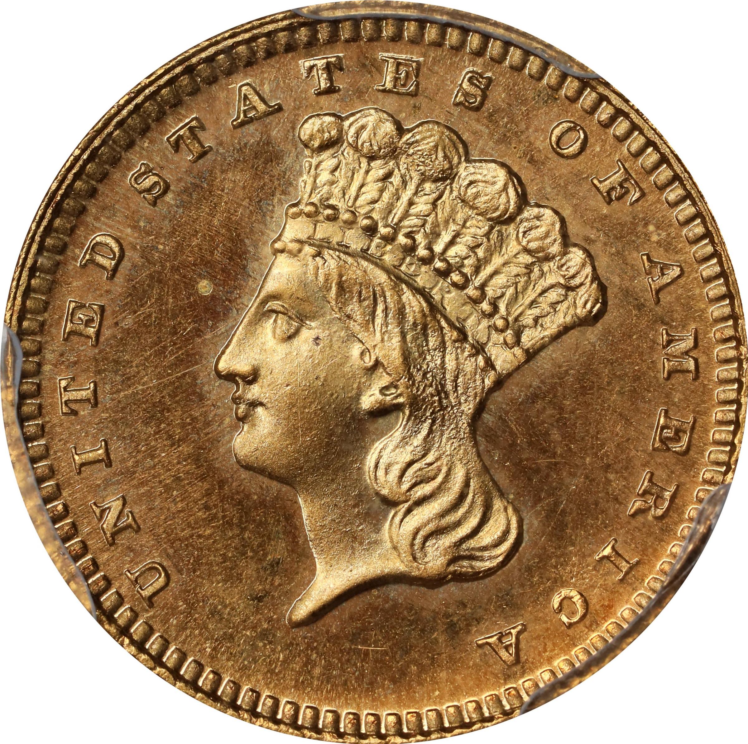 image for: 1886 Gold Dollar. MS-66 PL (PCGS). CAC.