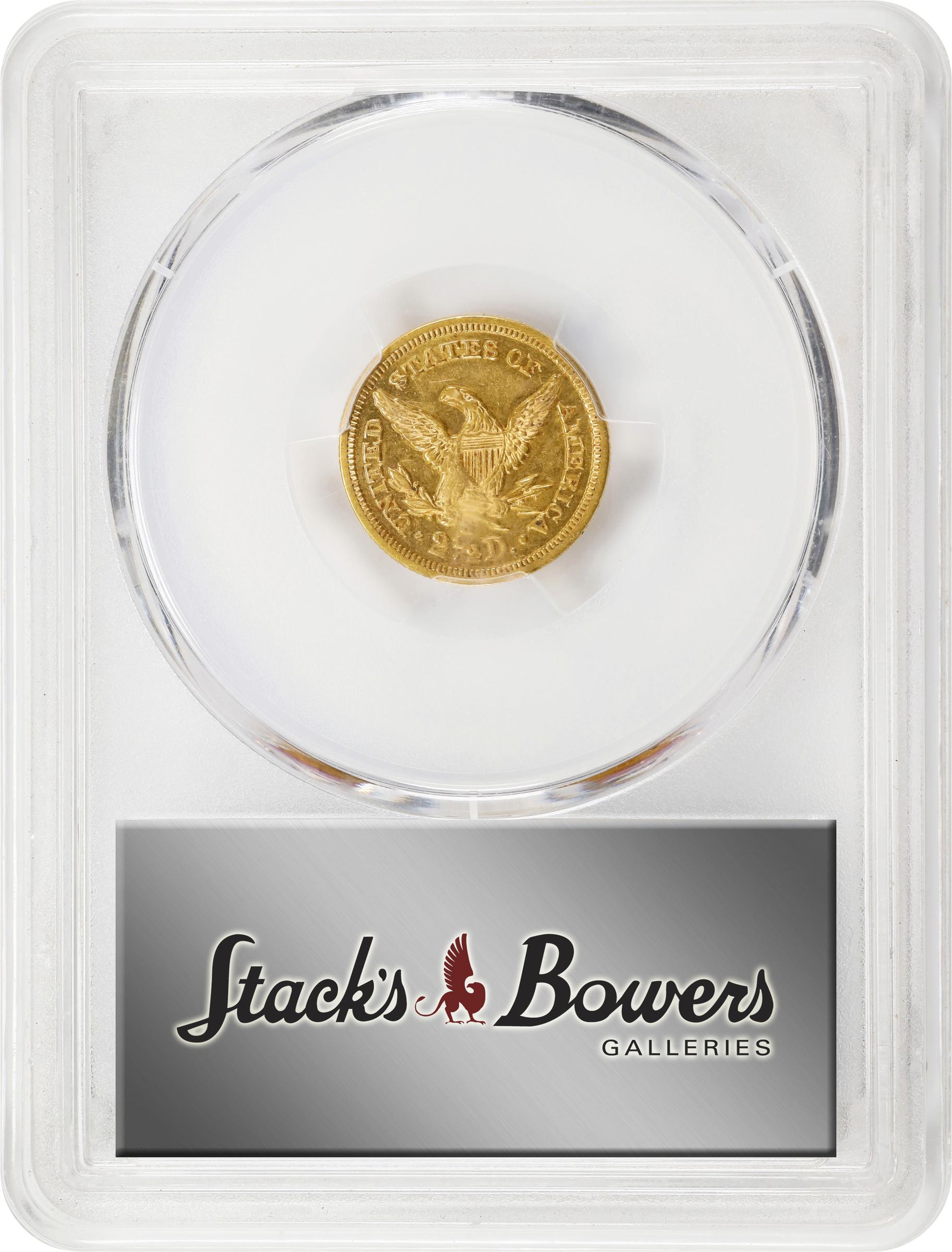 image for: 1859-S Liberty Head Quarter Eagle. AU-55 (PCGS).