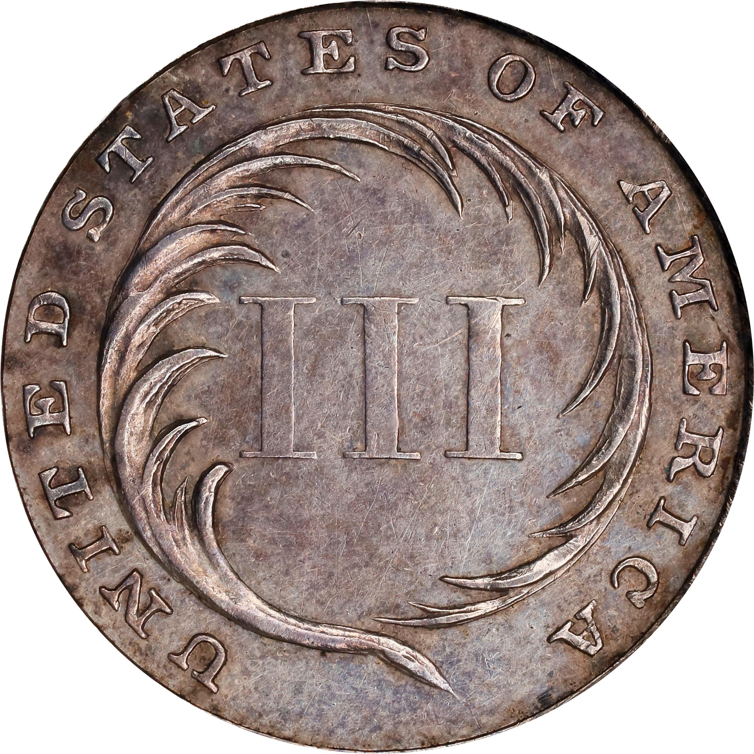 image for: 1850 Pattern Trime. Judd-125, Pollock-147. Rarity-4. Silver. Plain Edge. Proof-61 (NGC).