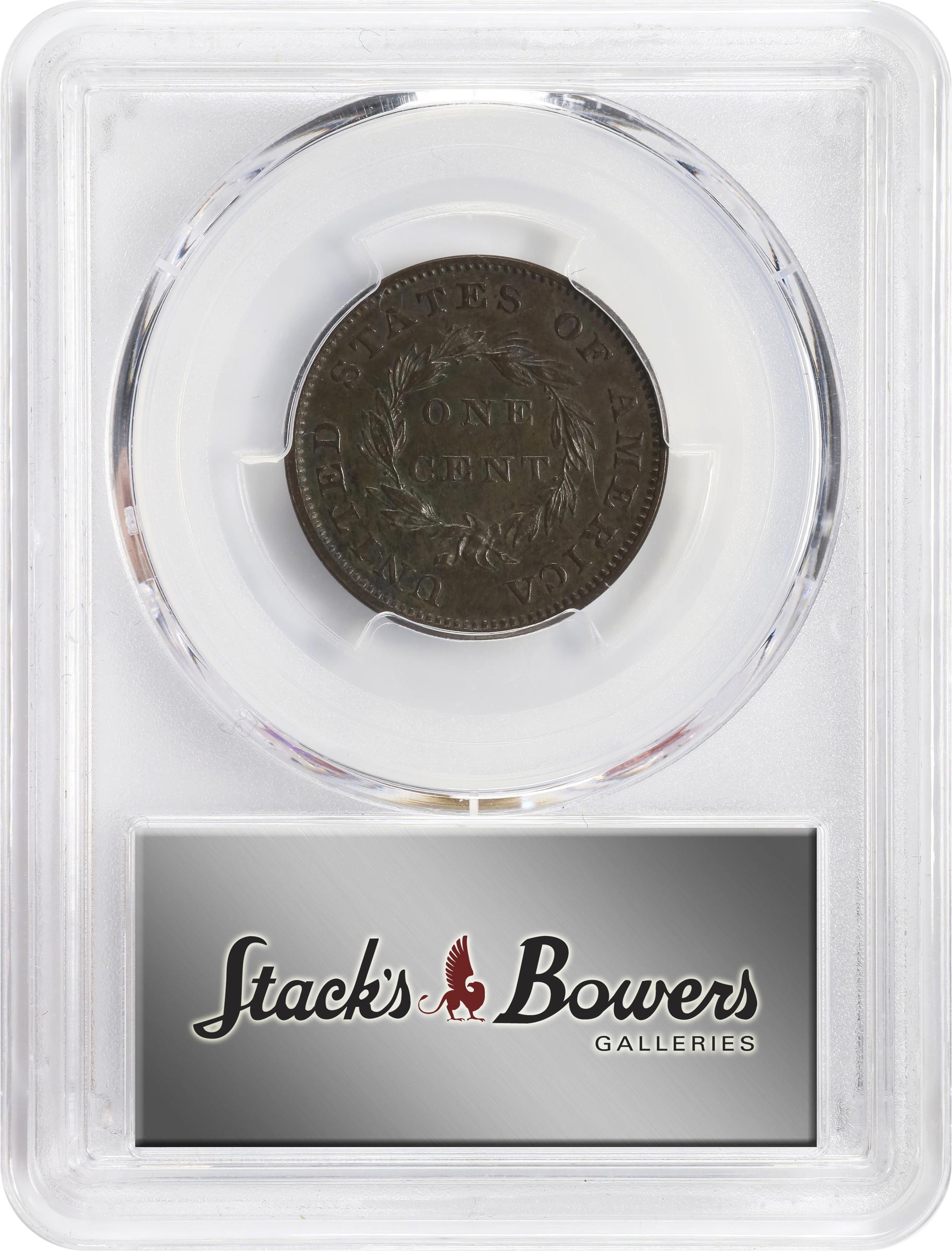 image for: 1855 Pattern Flying Eagle Cent. Judd-168 Original, Pollock-193. Rarity-4. Bronze. Plain Edge. Proof-63 BN (PCGS).