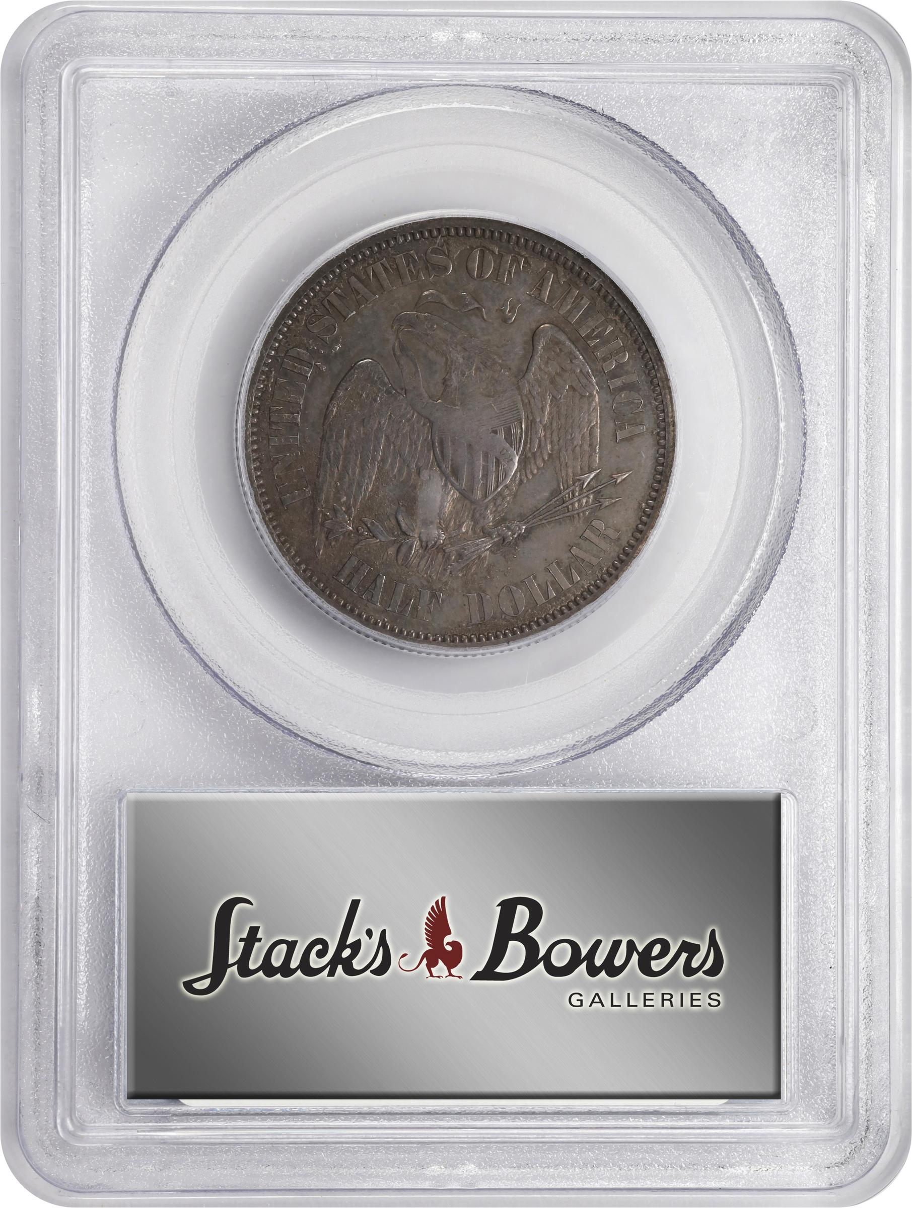 image for: 1859 Pattern Half Dollar. Judd-235, Pollock-284. Rarity-5. Silver. Reeded Edge. Proof-61 (PCGS). CAC.