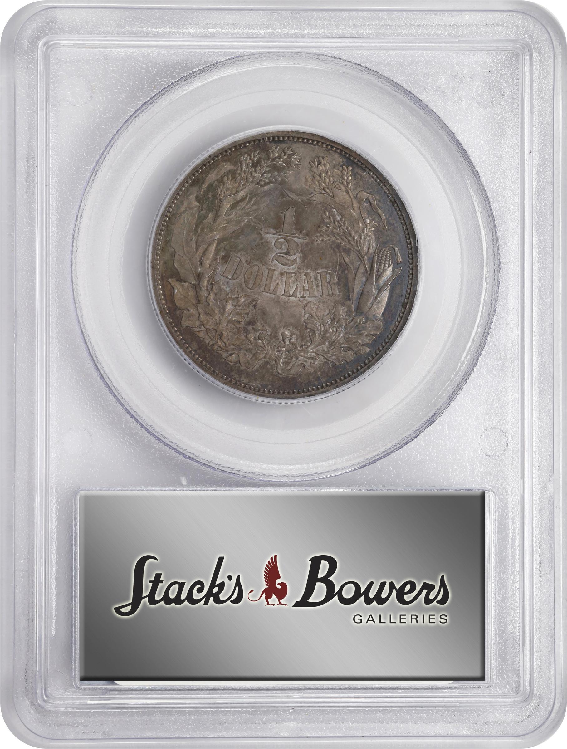 image for: 1859 Pattern Half Dollar. Judd-239, Pollock-295. Rarity-4. Silver. Reeded Edge. Proof-63 (PCGS). CAC.