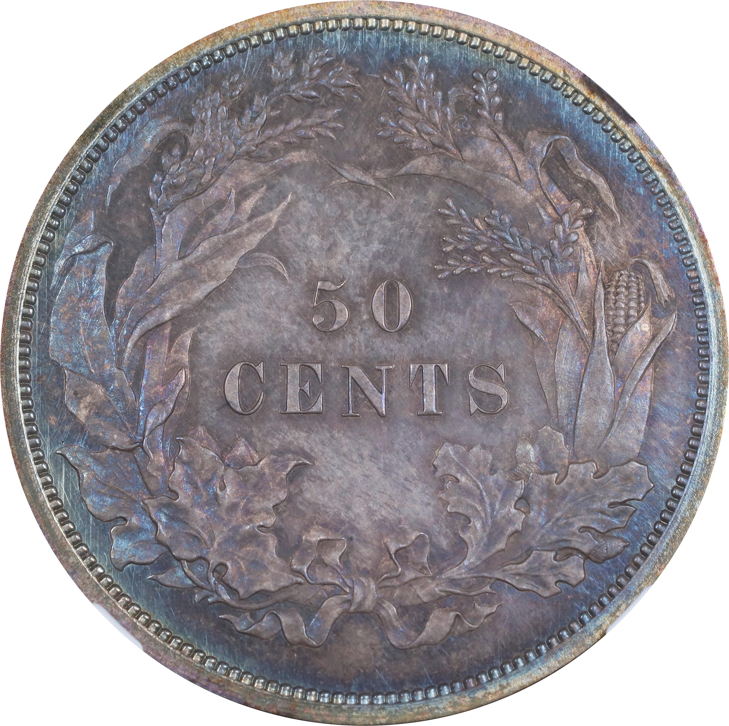 image for: 1859 Pattern Half Dollar. Judd-241, Pollock-297. Rarity-4. Silver. Reeded Edge. Proof-64+ (NGC). CAC.