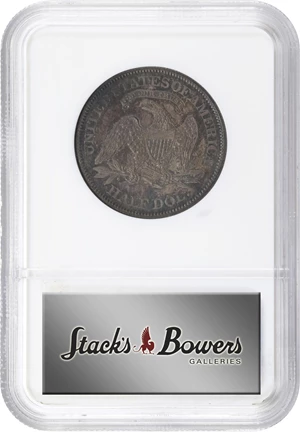 image for: 1862 Pattern Liberty Seated Half Dollar. Judd-293, Pollock-351. Rarity-5. Silver. Reeded Edge. Proof-65 (NGC).