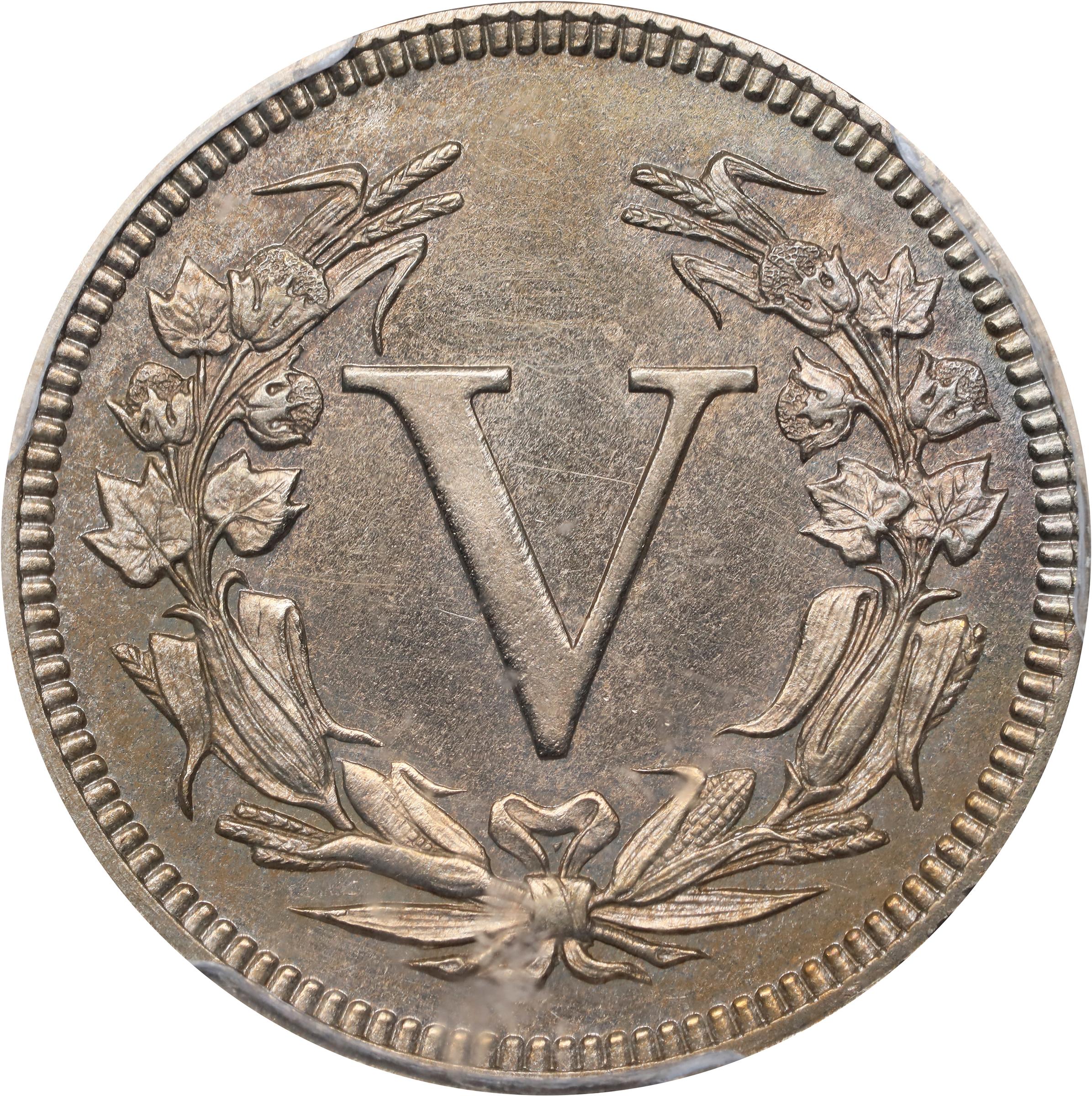 image for: 1881 Pattern Liberty Head Five Cents. Judd-1671, Pollock-1872. Rarity-6+. Nickel. Plain Edge. Proof-64 Cameo (PCGS). CAC.