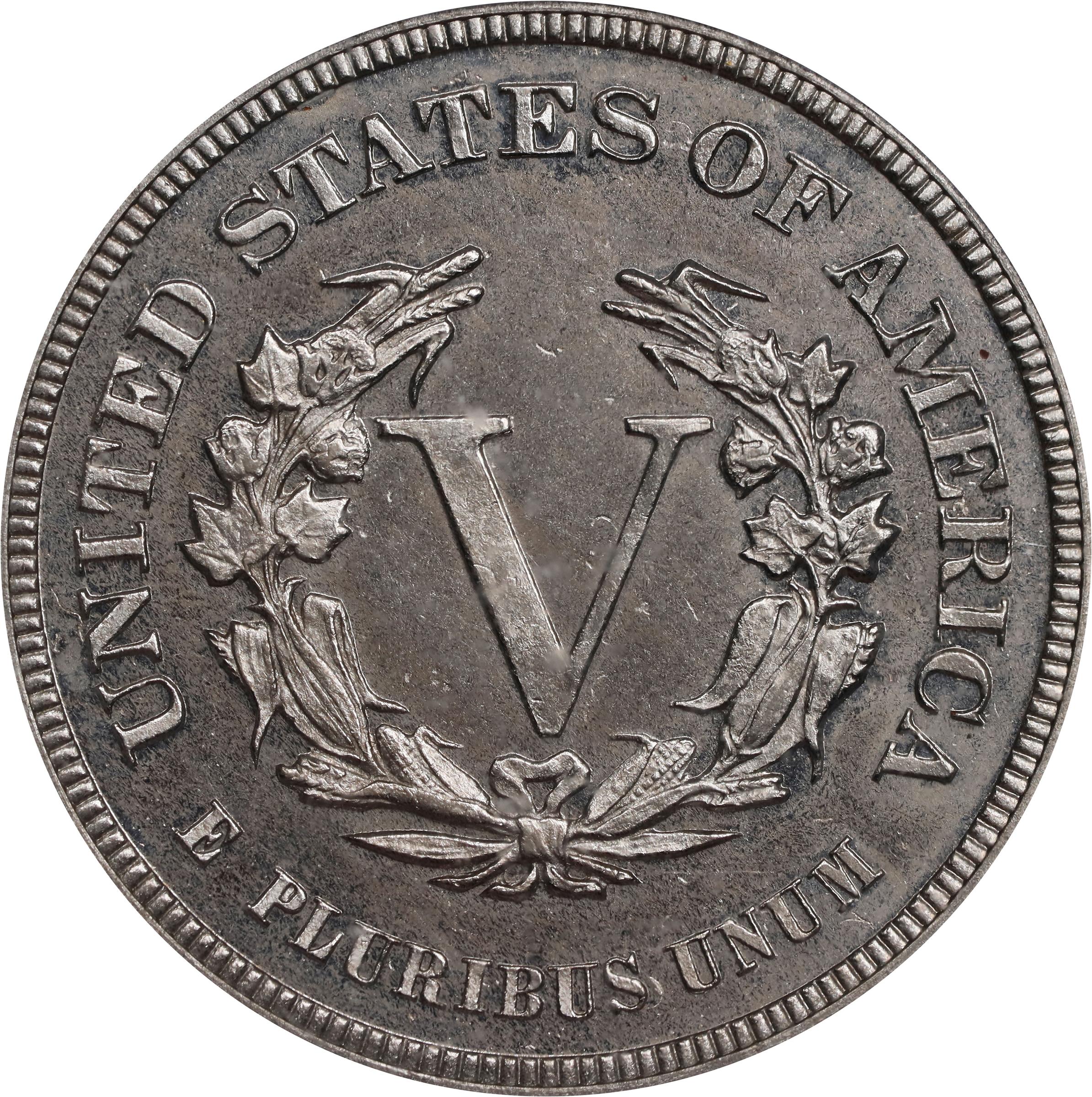 image for: 1882 Pattern Liberty Head Nickel. Judd-1690, Pollock-1892. Rarity-5. Nickel. Plain Edge. Proof-65 Cameo (PCGS). CAC.