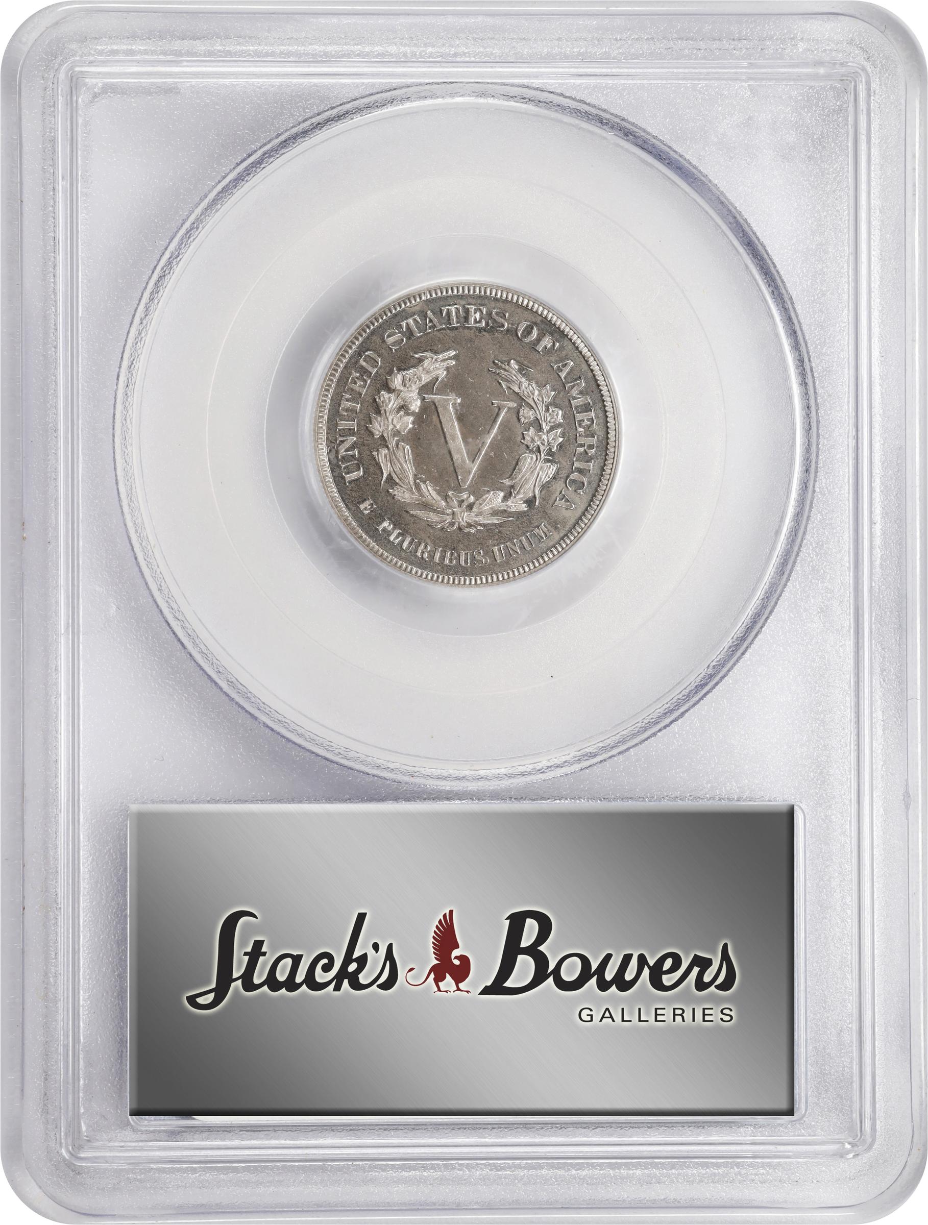 image for: 1882 Pattern Liberty Head Nickel. Judd-1690, Pollock-1892. Rarity-5. Nickel. Plain Edge. Proof-65 Cameo (PCGS). CAC.