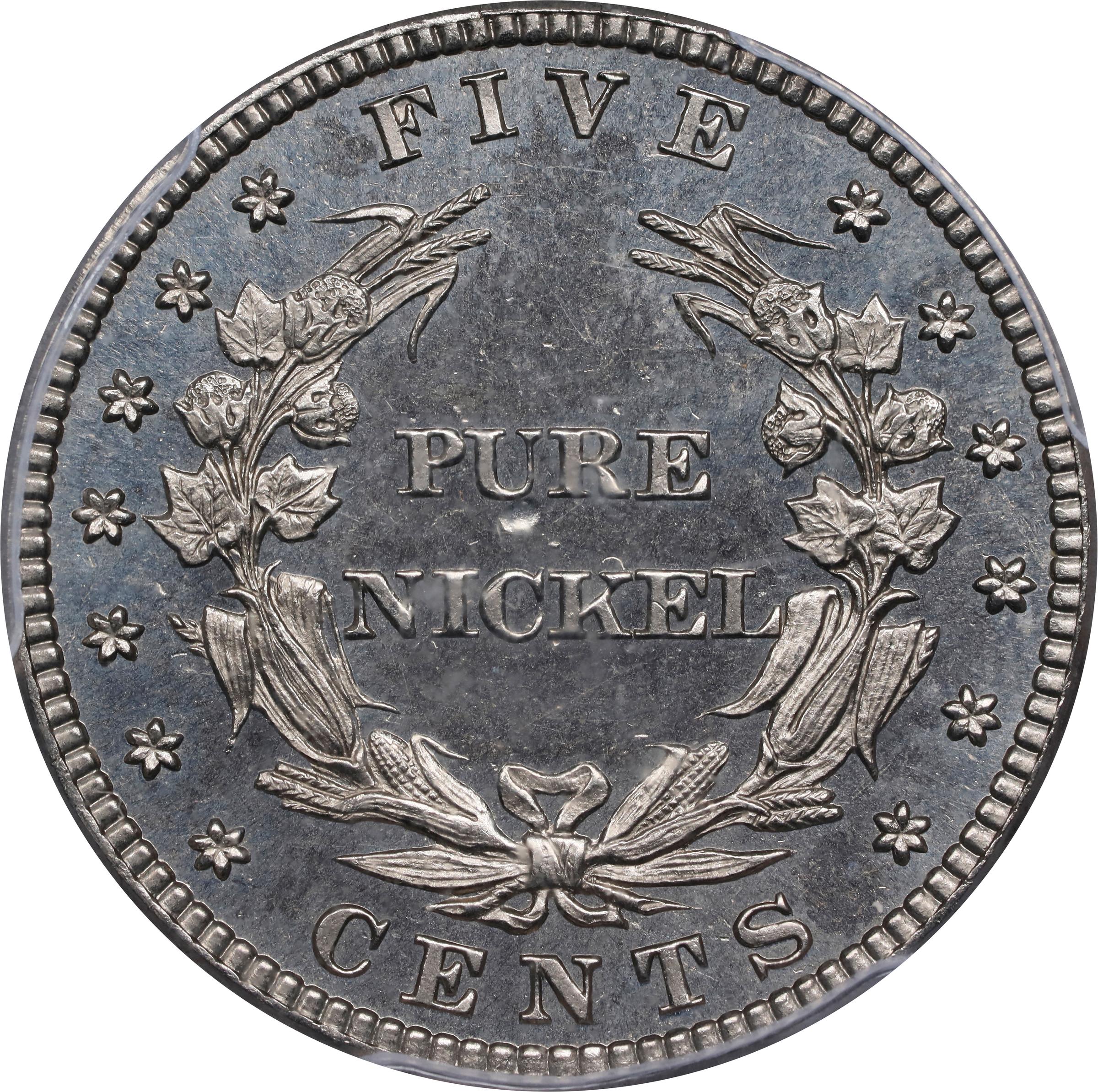 image for: 1883 Pattern Liberty Head Nickel. Judd-1704, Pollock-1908. Rarity-6-. Pure Nickel. Plain Edge. Proof-65 Cameo (PCGS). CAC.