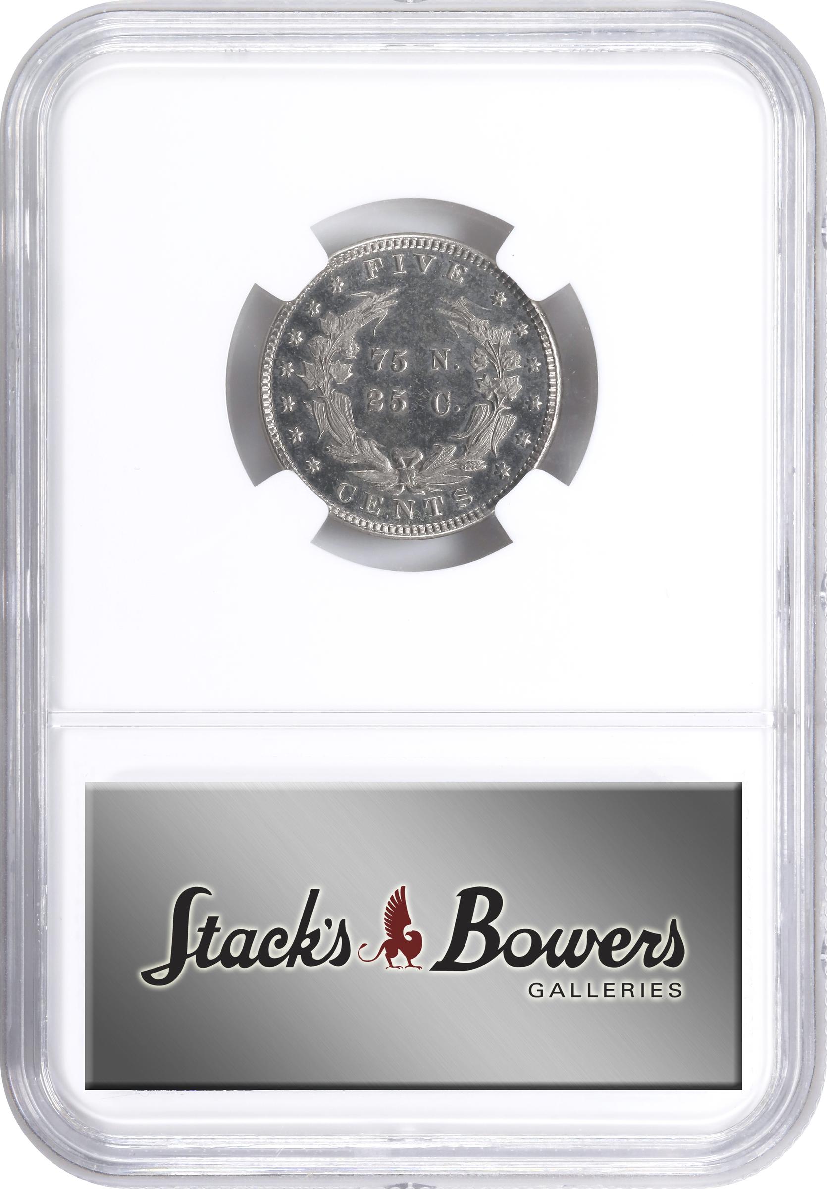 image for: 1883 Pattern Liberty Head Nickel. Judd-1707, Pollock-1911. Rarity-6-. Nickel (magnetic). Plain Edge. Proof-66 Cameo (NGC).