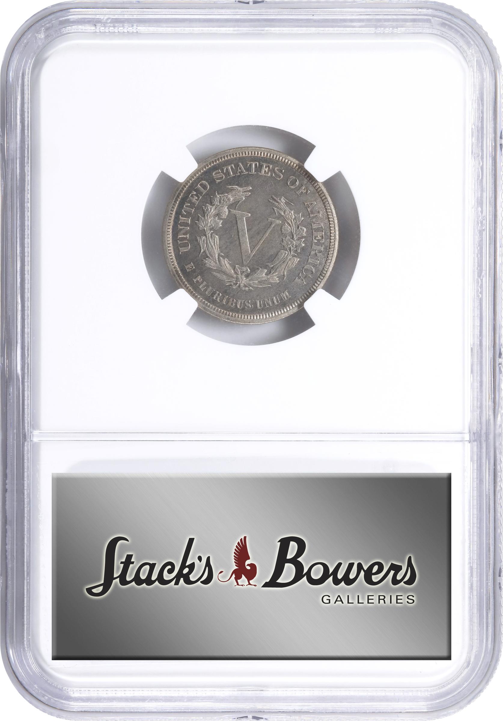 image for: 1883 Pattern Liberty Head Nickel. Judd-1714, Pollock-1919. Rarity-6-. Nickel. Plain Edge. Proof-64 (NGC).