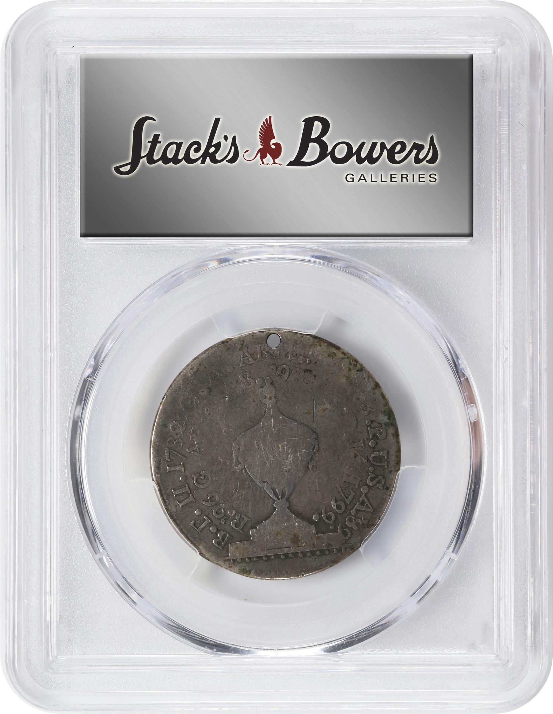 image for: "1799" (ca. 1800) Washington Funeral Urn Medal. Musante GW-70, Baker-166A, Fuld Dies 1-B. Silver. Good-4 (PCGS).