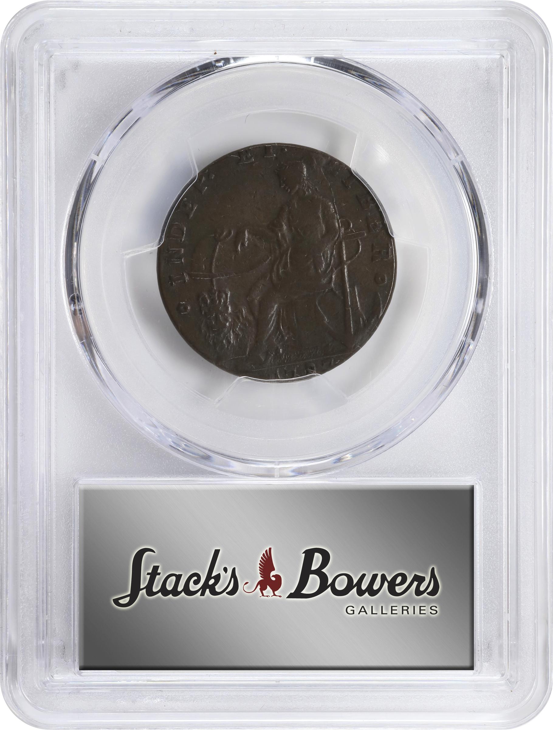 image for: 1787 Auctori Plebis Token. W-8770. Rarity-3. EF-40 (PCGS).