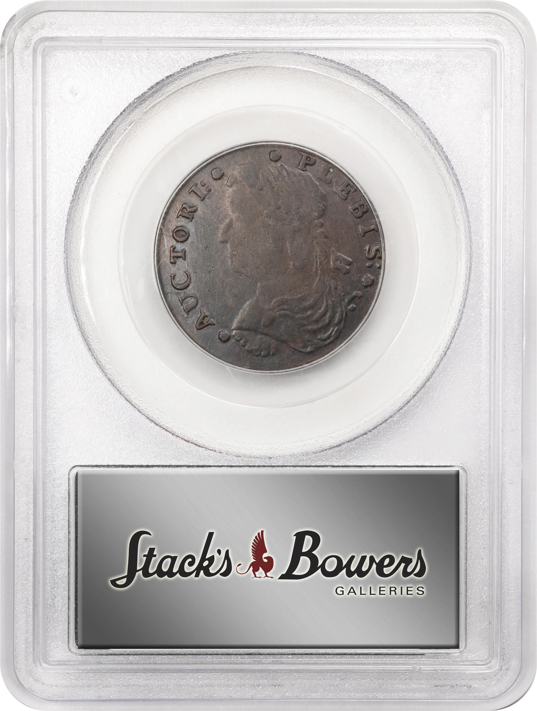image for: 1787 Auctori Plebis Token. W-8770. Rarity-3. VF-35 (PCGS). OGH.