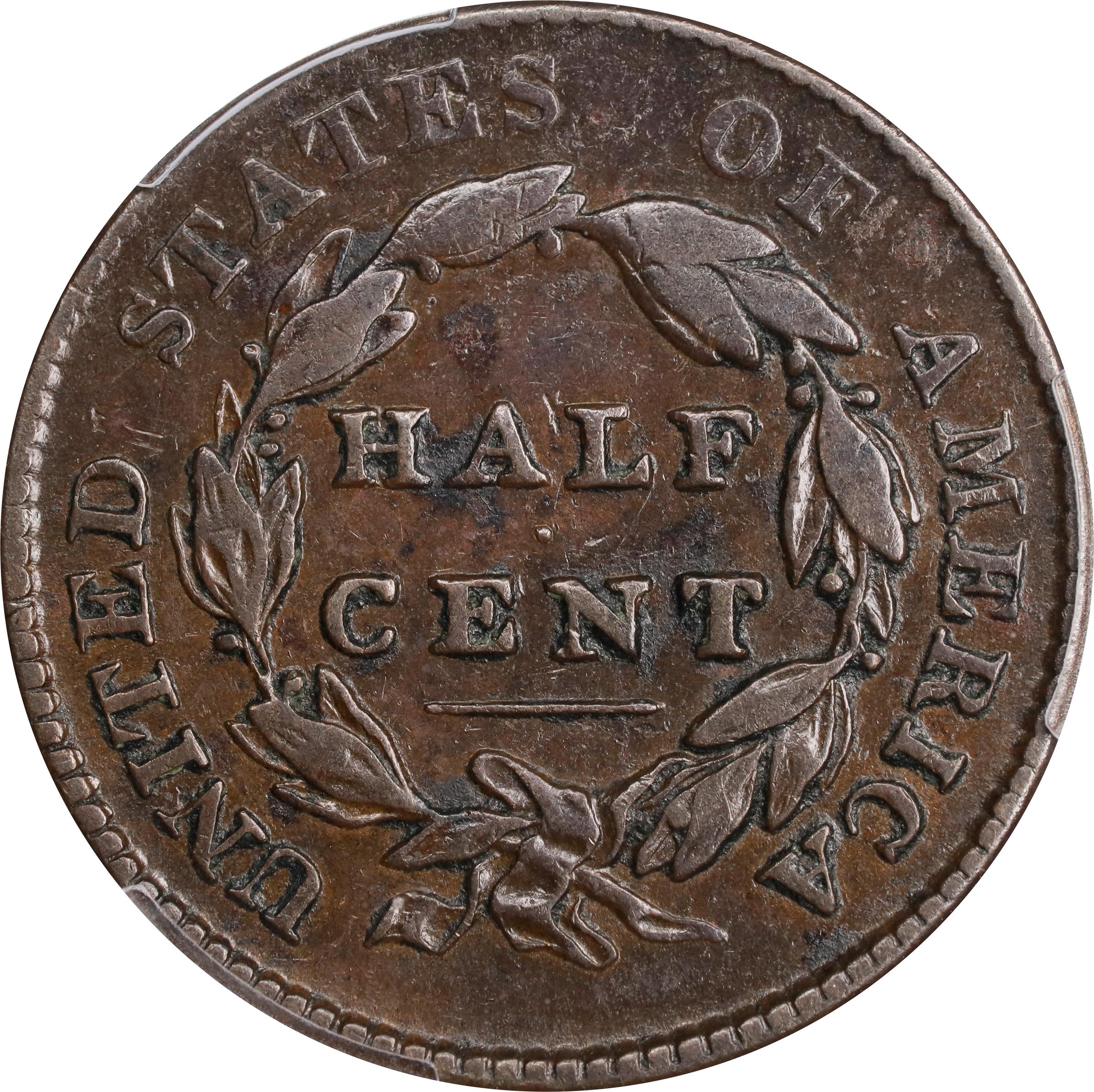 1825 Classic Head Half Penny BN Mint State (MS) Pricing Guide