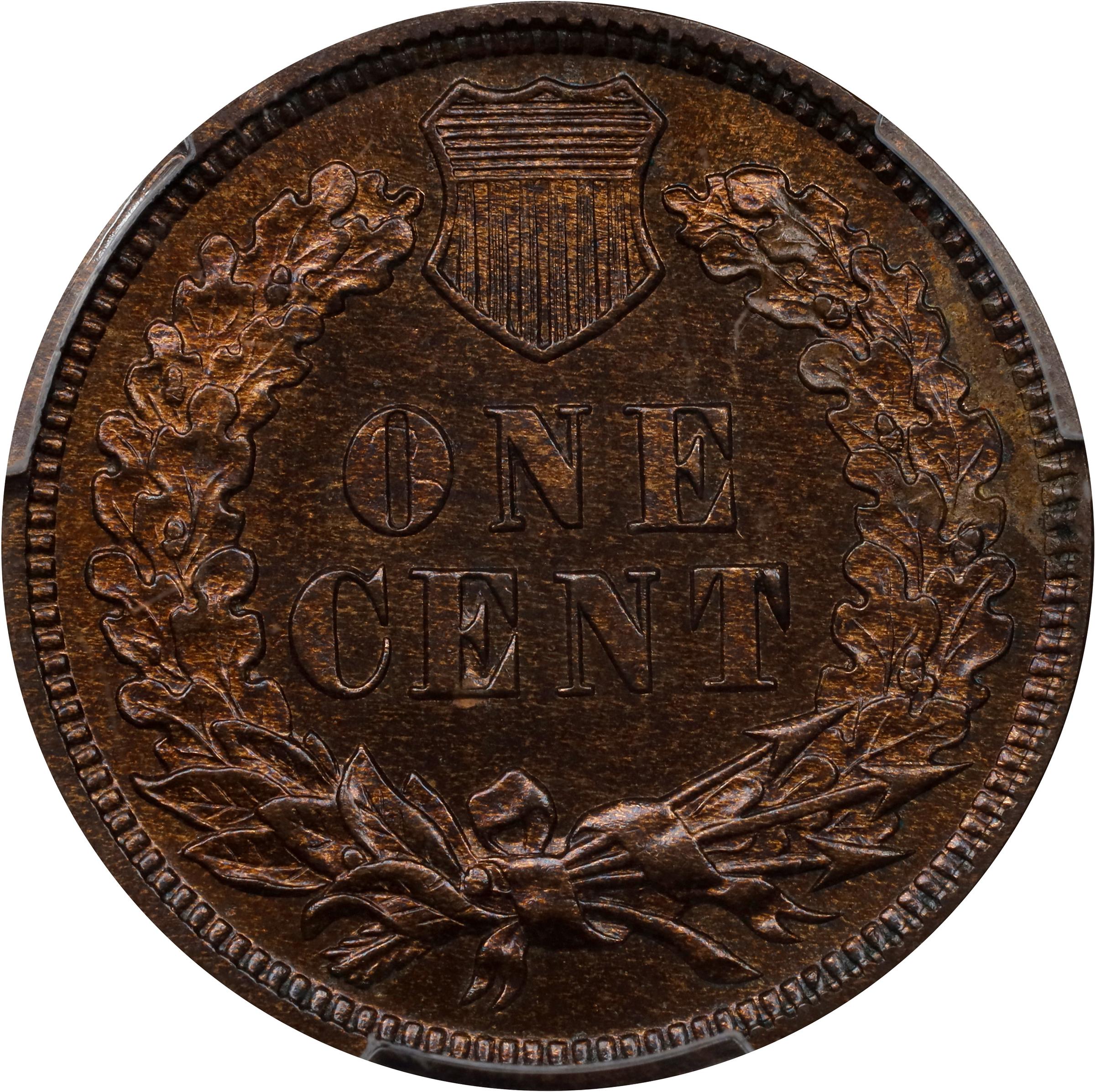 image for: 1872 Indian Cent. Proof-65 BN (PCGS).