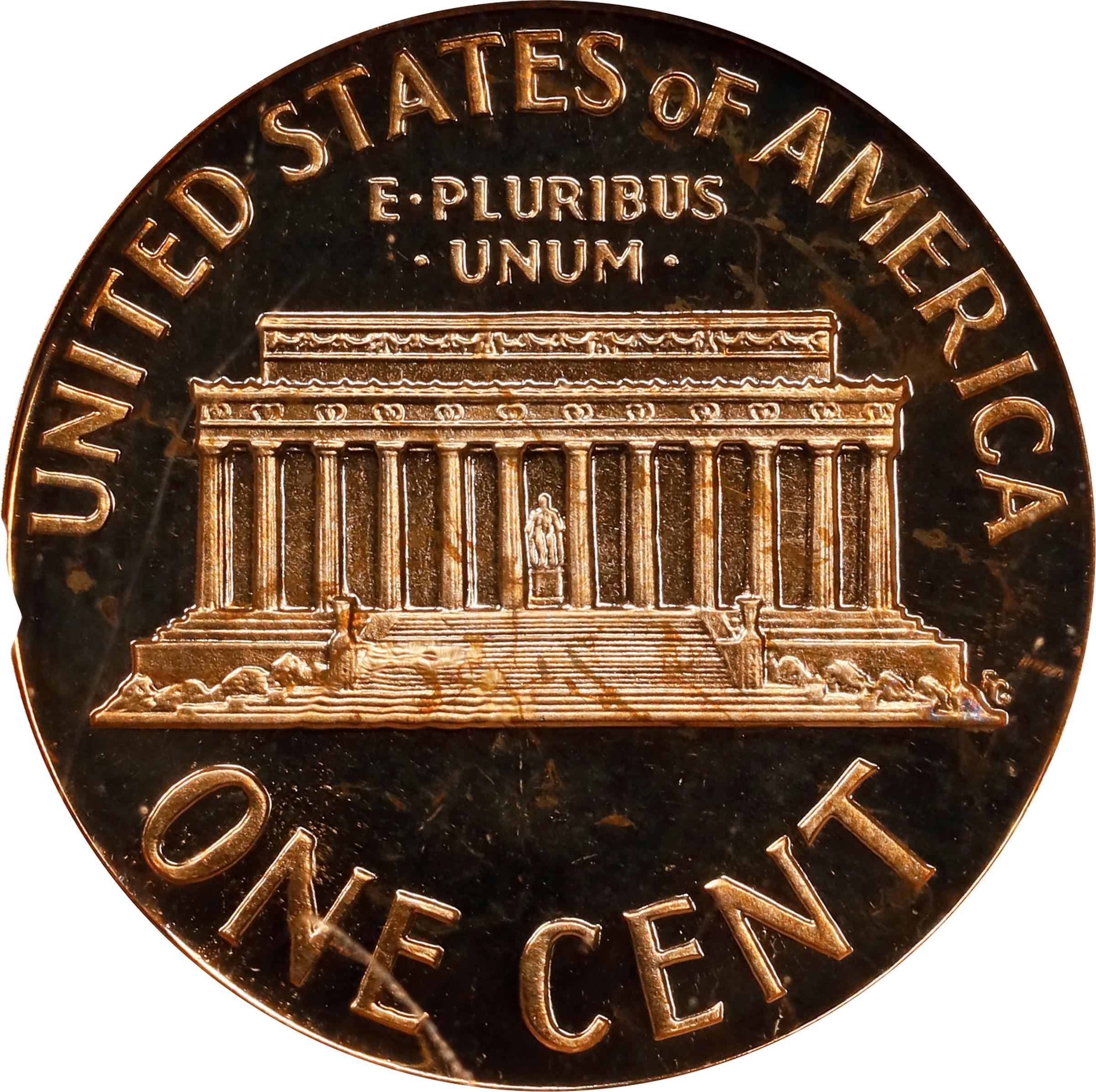 image for: 1960 Lincoln Cent. Large Date. Proof-69 RD Ultra Cameo (NGC).