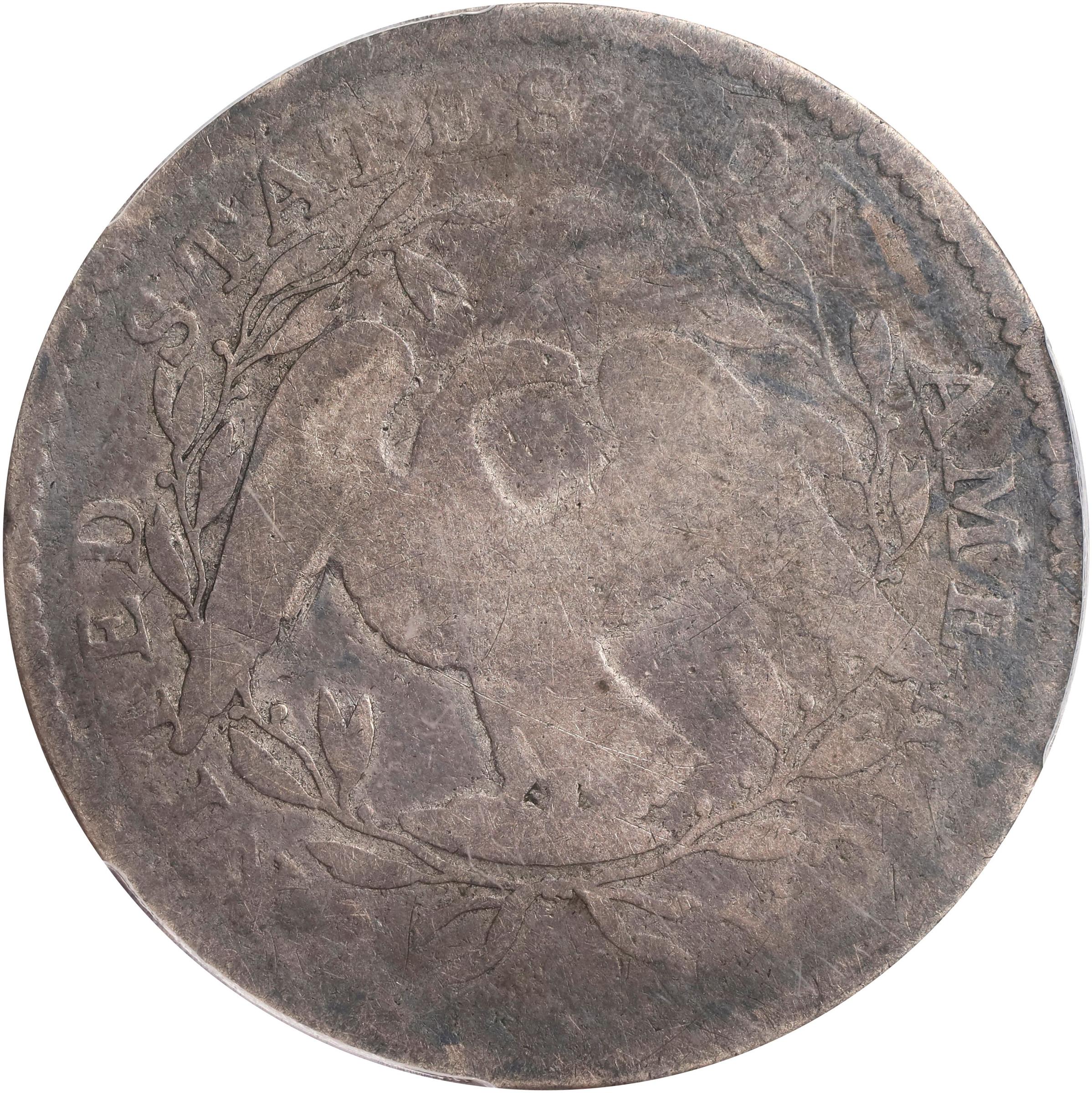 image for: 1795 Flowing Hair Half Dollar. O-116, T-11. Rarity-3. Two Leaves. AG-3 (PCGS).