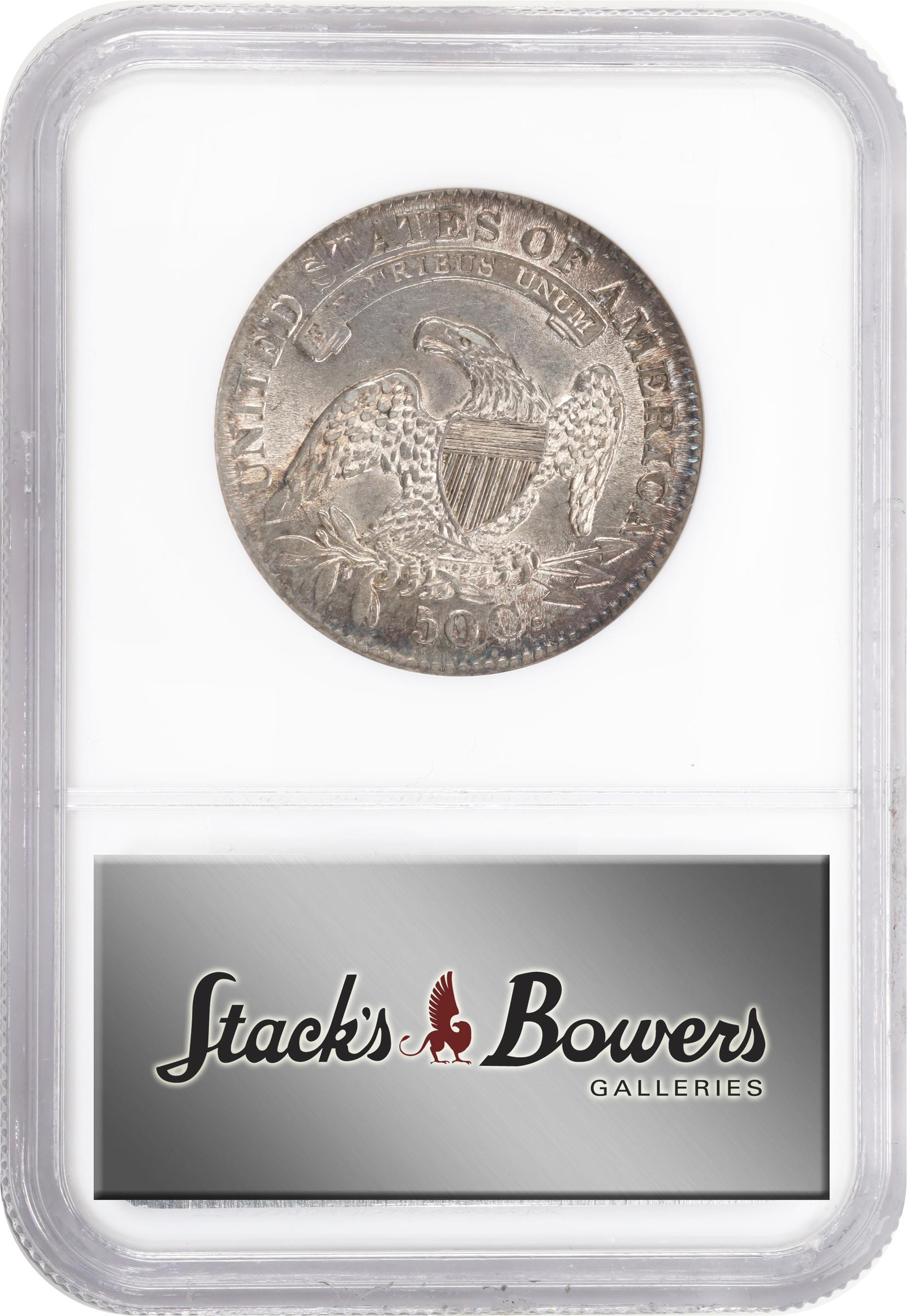 1832 50c Small Letters MS61 CAC thumbnail 4