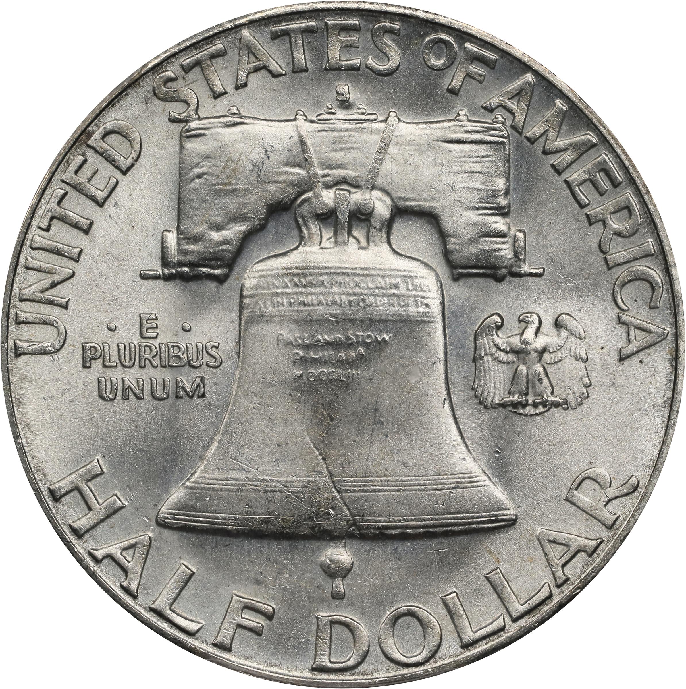 image for: 1949-S/S Franklin Half Dollar. FS-501. Repunched Mintmark. MS-65 (PCGS).