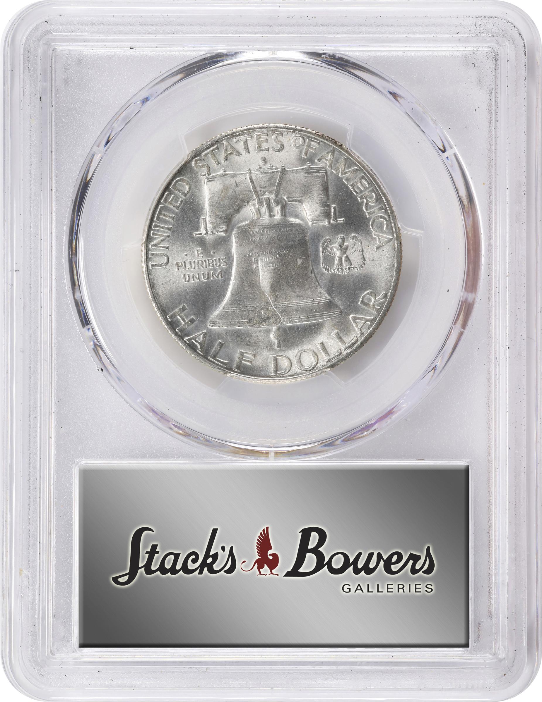 image for: 1949-S/S Franklin Half Dollar. FS-501. Repunched Mintmark. MS-65 (PCGS).
