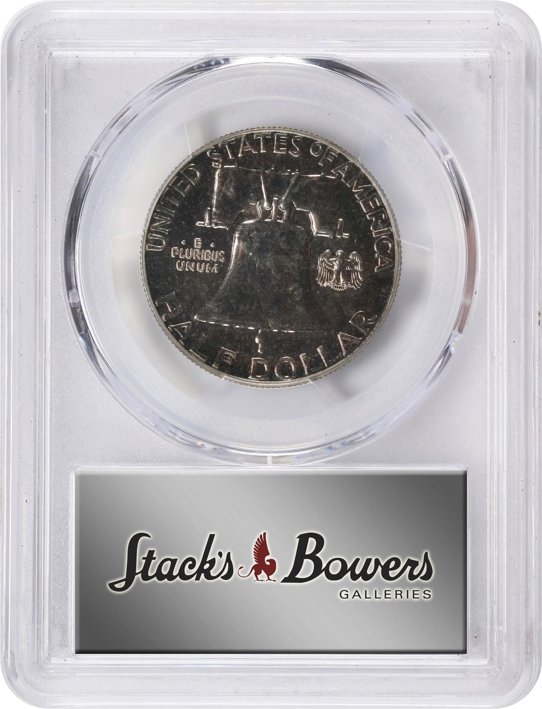 image for: 1961 Franklin Half Dollar. FS-802. Doubled Die Reverse. Proof-66 (PCGS).