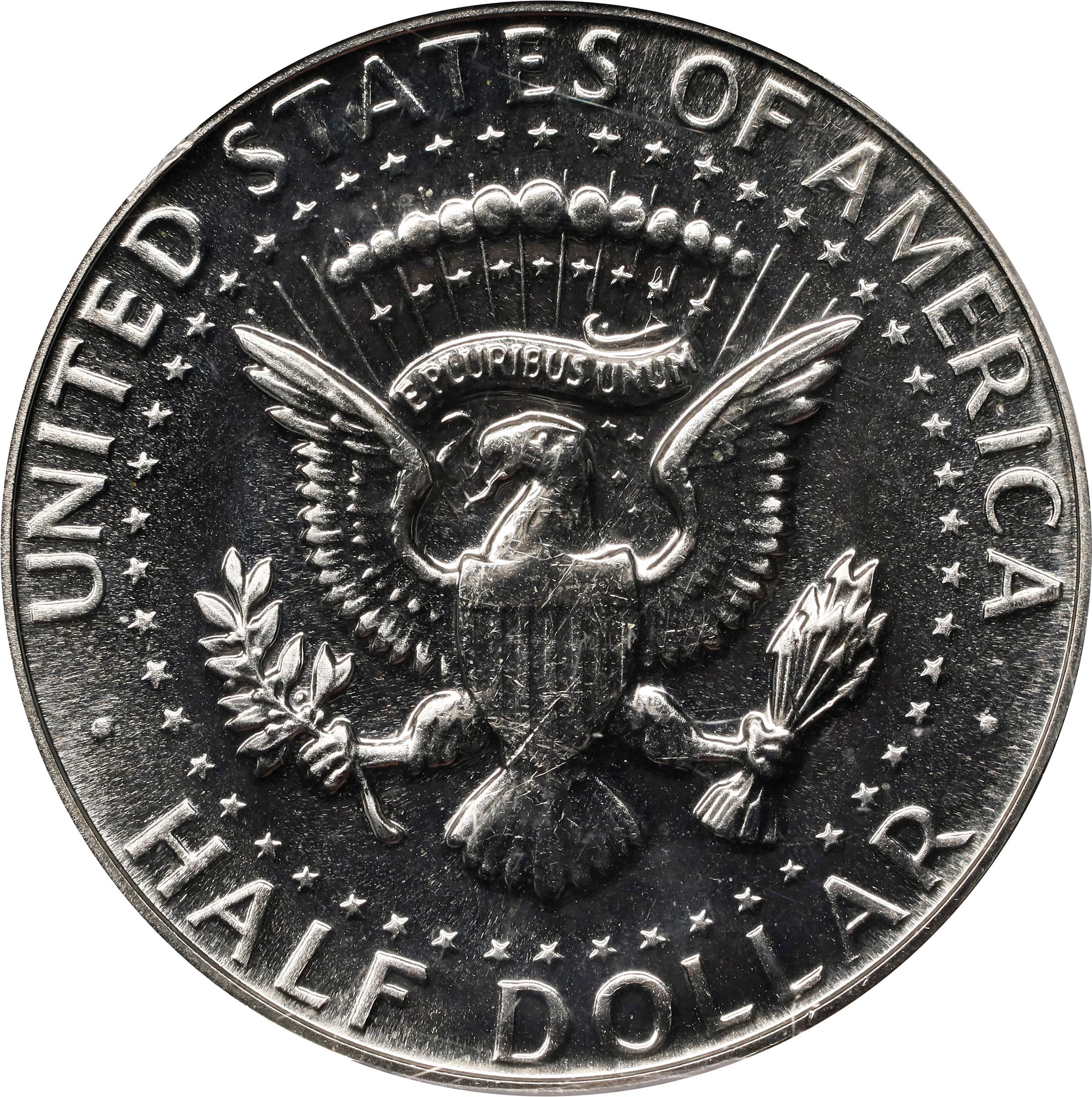 image for: 1966 Kennedy Half Dollar. SMS. FS-901. No FG. Specimen-64 (PCGS).