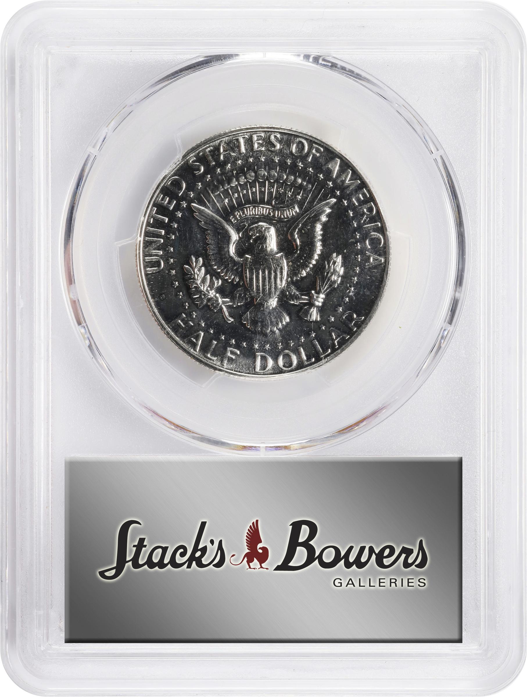 image for: 1966 Kennedy Half Dollar. SMS. FS-901. No FG. Specimen-64 (PCGS).