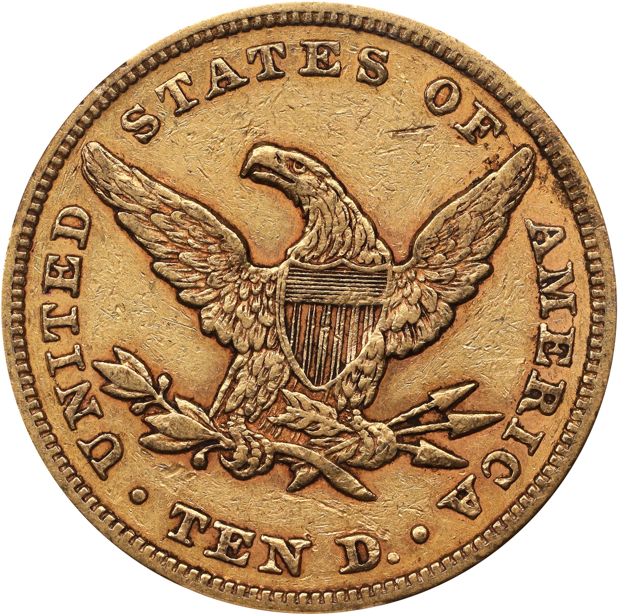image for: 1860 Liberty Head Eagle. EF-45 (PCGS). CAC.