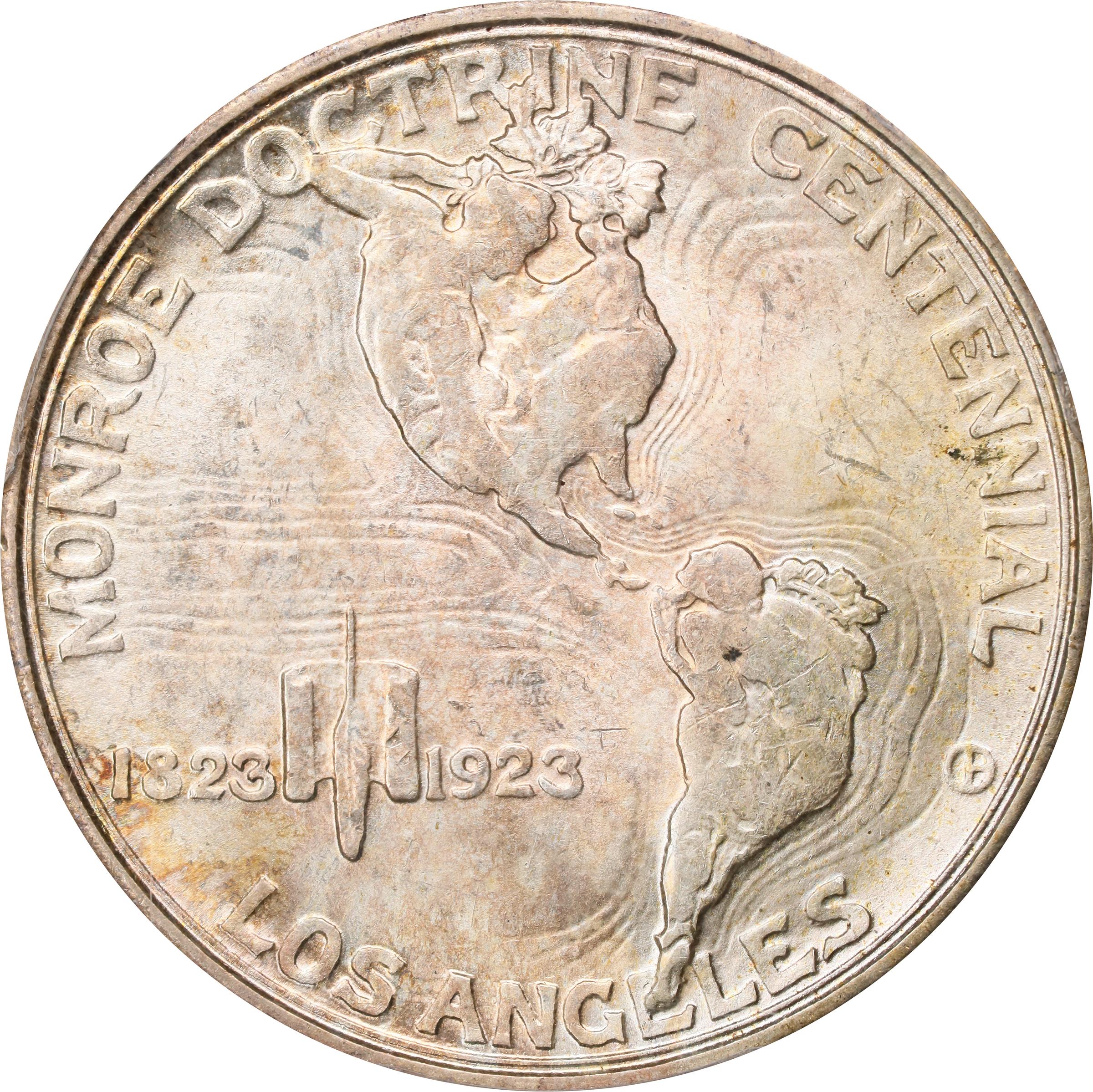 1923　S モンローセンテン記念　サンフランシスコ 銀貨 1923-S モンロー センテン記念 サンフランシスコ 硬貨 銀貨 アメリカ