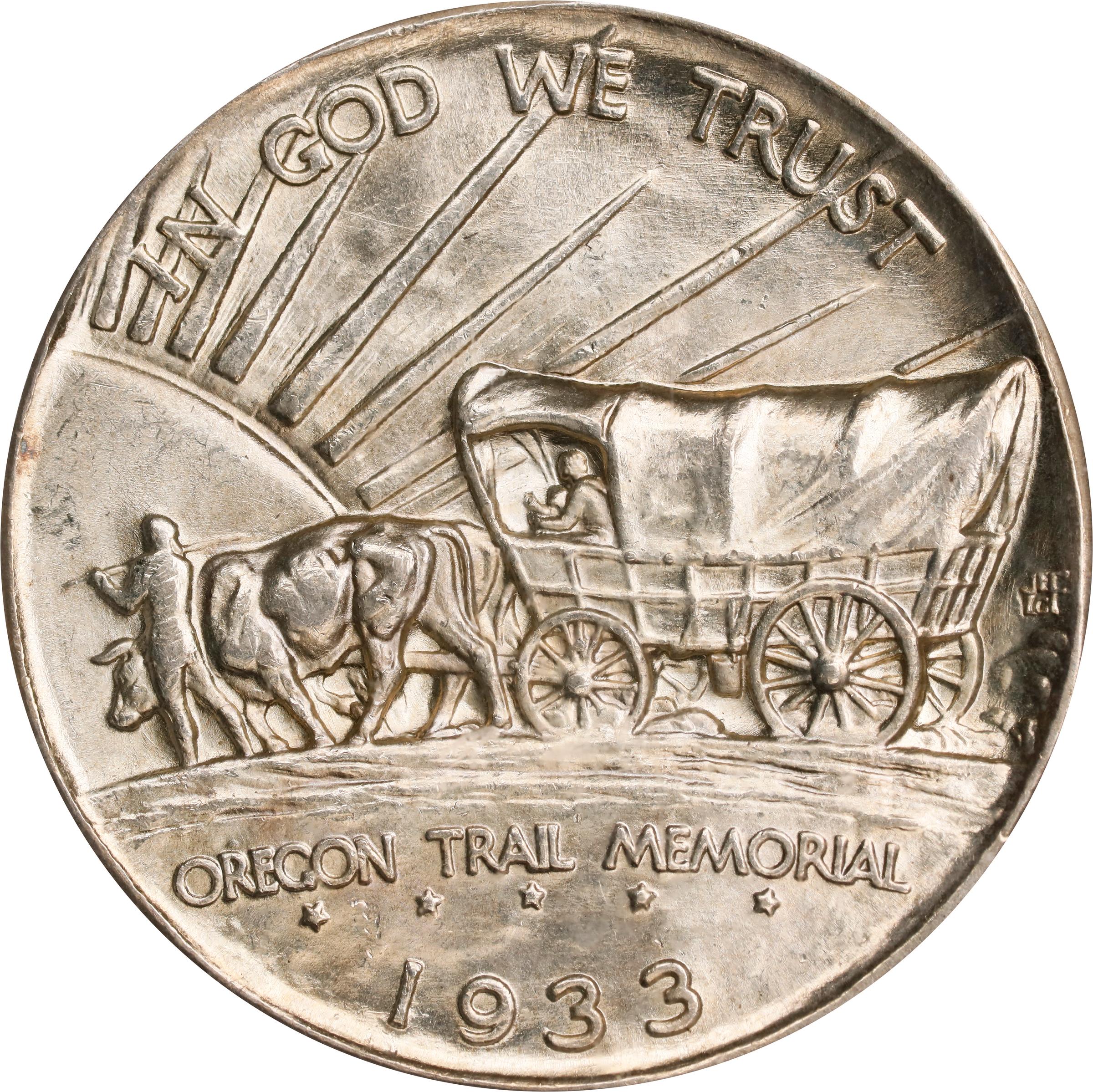 1933-D 50c Oregon Trail AU50 CAC thumbnail 25