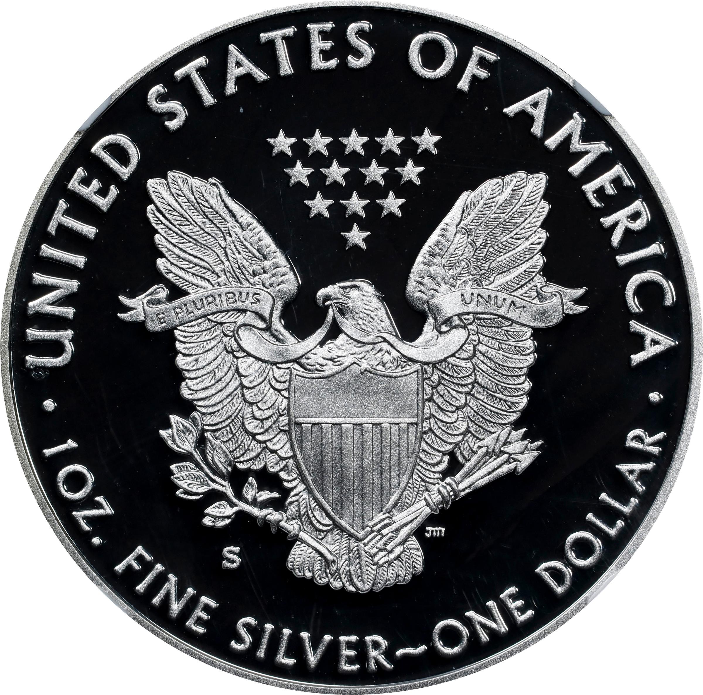 image for: 2017-S Silver Eagle. Congratulations Set. Proof-70 Ultra Cameo (NGC). 38th U.S. Mint Director Edmund C. Moy Signature.