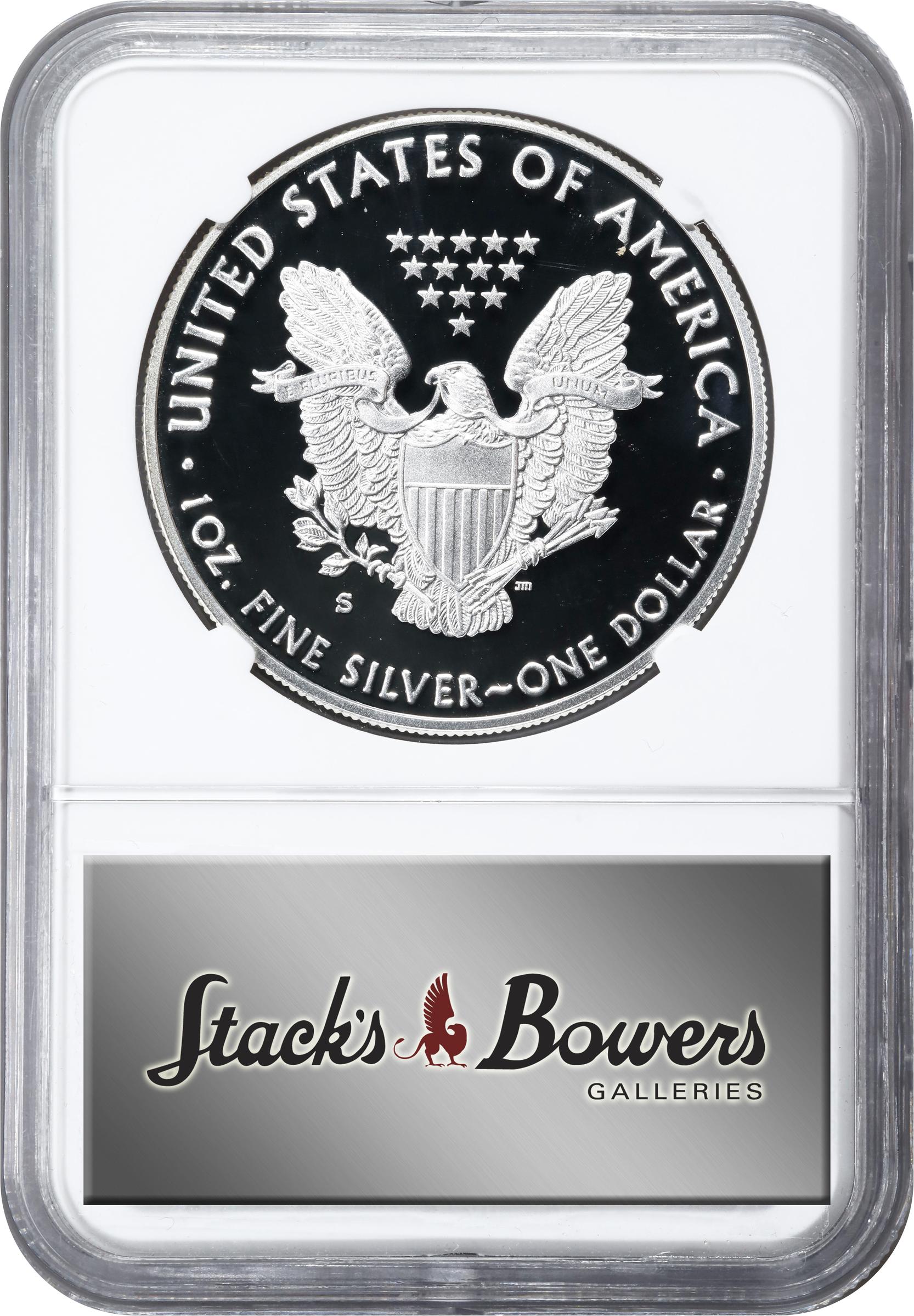 image for: 2017-S Silver Eagle. Congratulations Set. Proof-70 Ultra Cameo (NGC). 38th U.S. Mint Director Edmund C. Moy Signature.