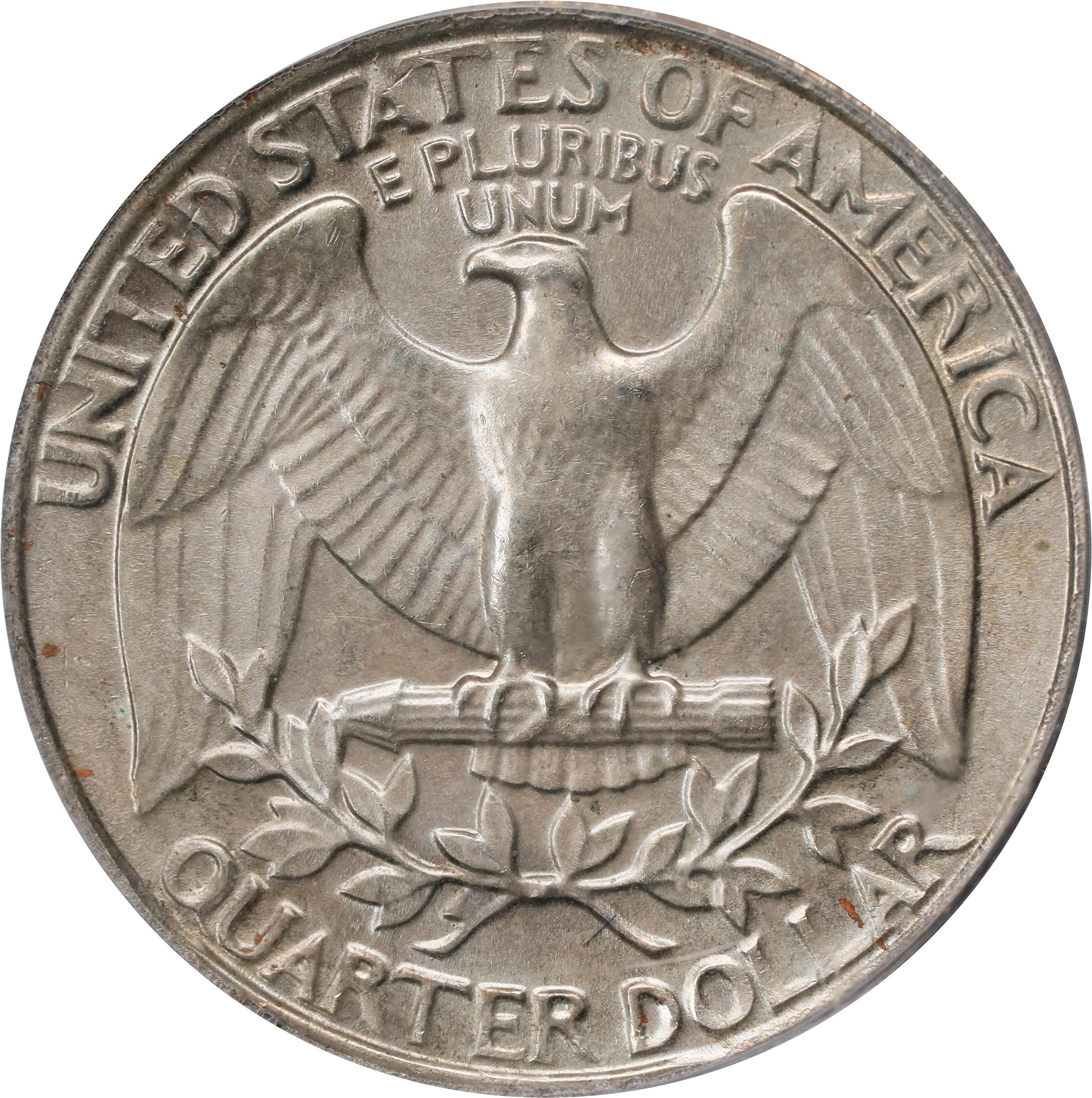 image for: 1984-P Washington Quarter. Obverse Indent. MS-64 (PCGS).
