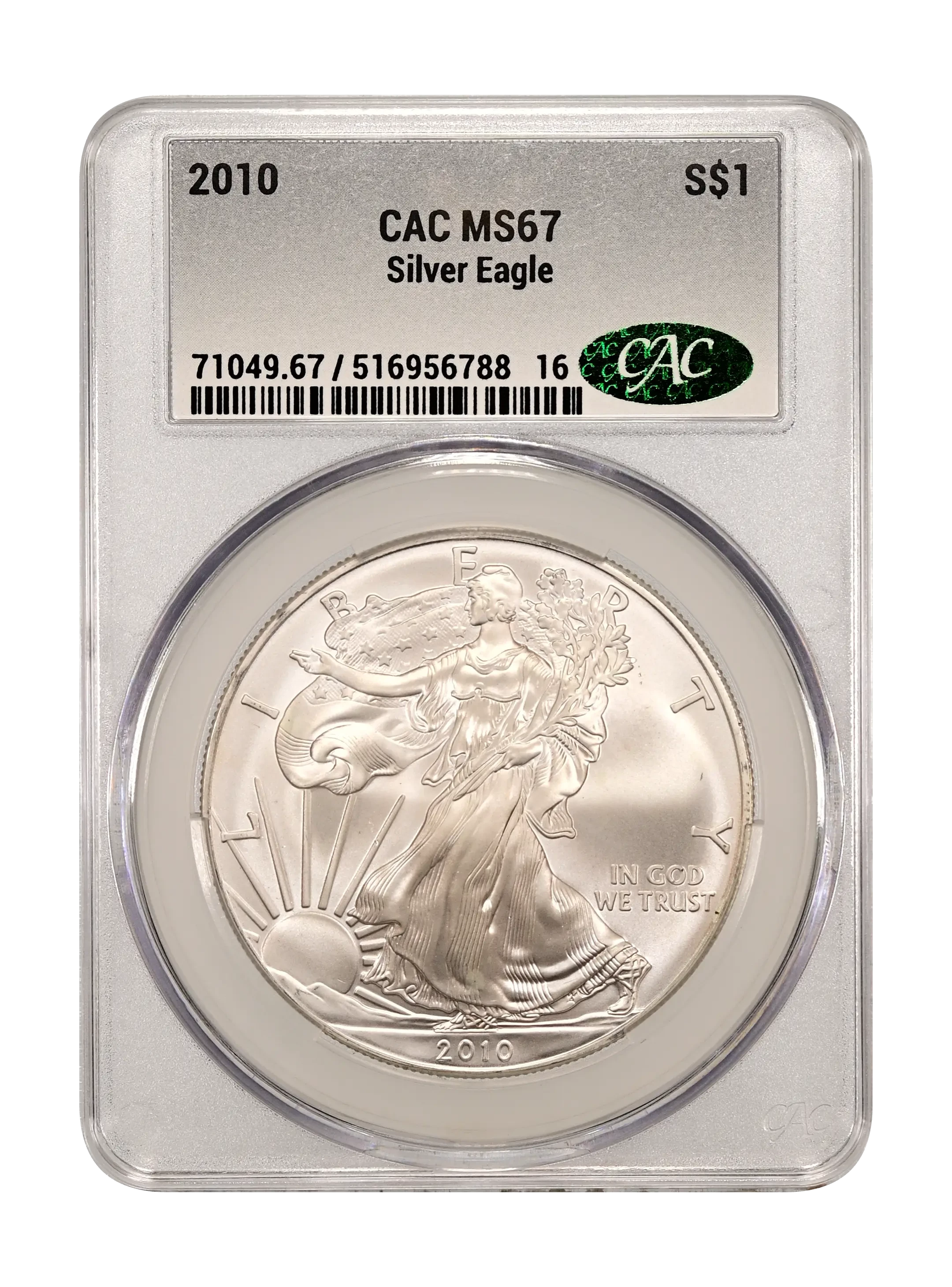 2010 $1 Silver Eagle Values & Prices By Issue | Greysheet