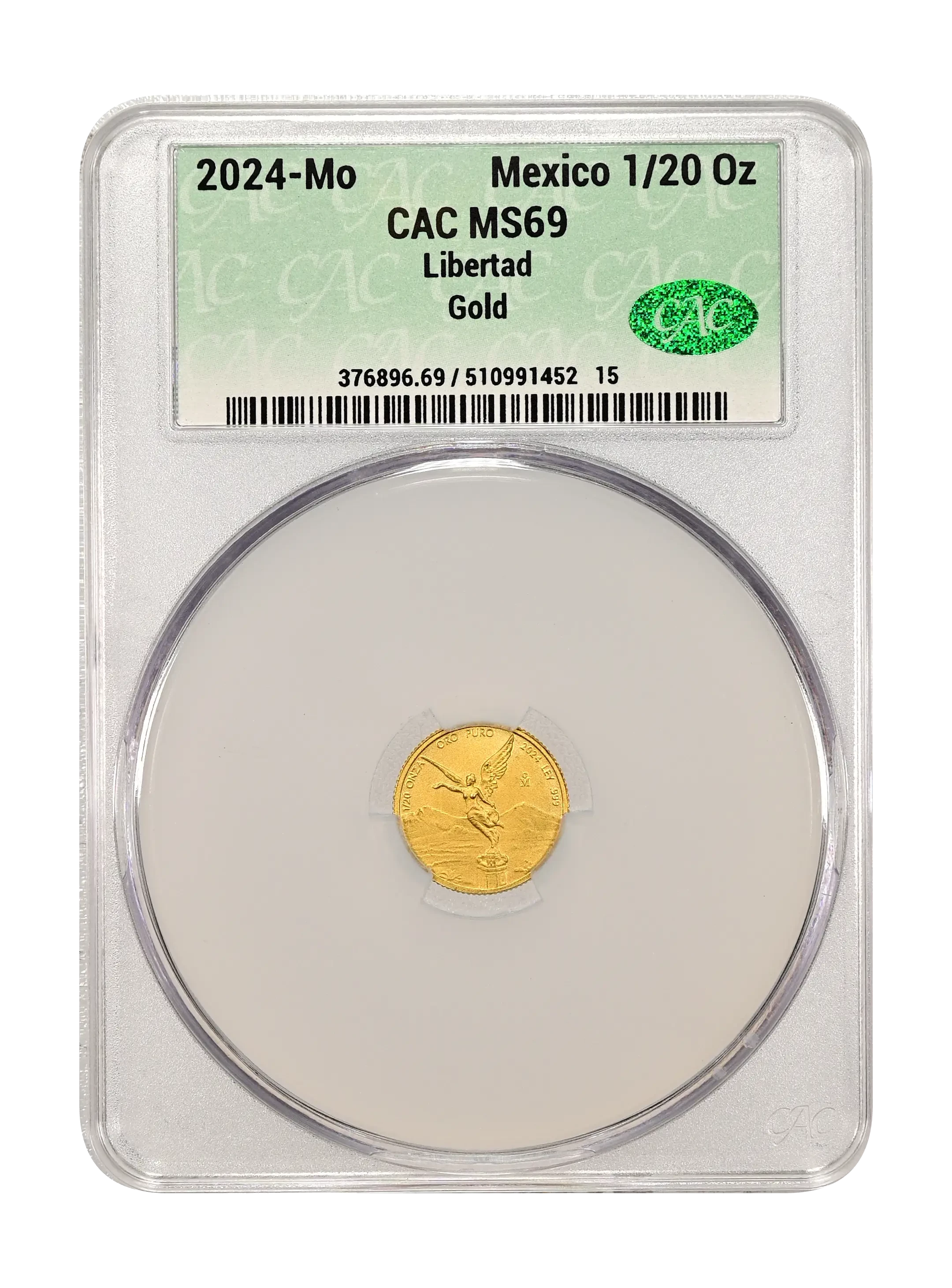 Mexico 1993 Gold 1/20 Onza Libertad Coin Values & Prices | Greysheet