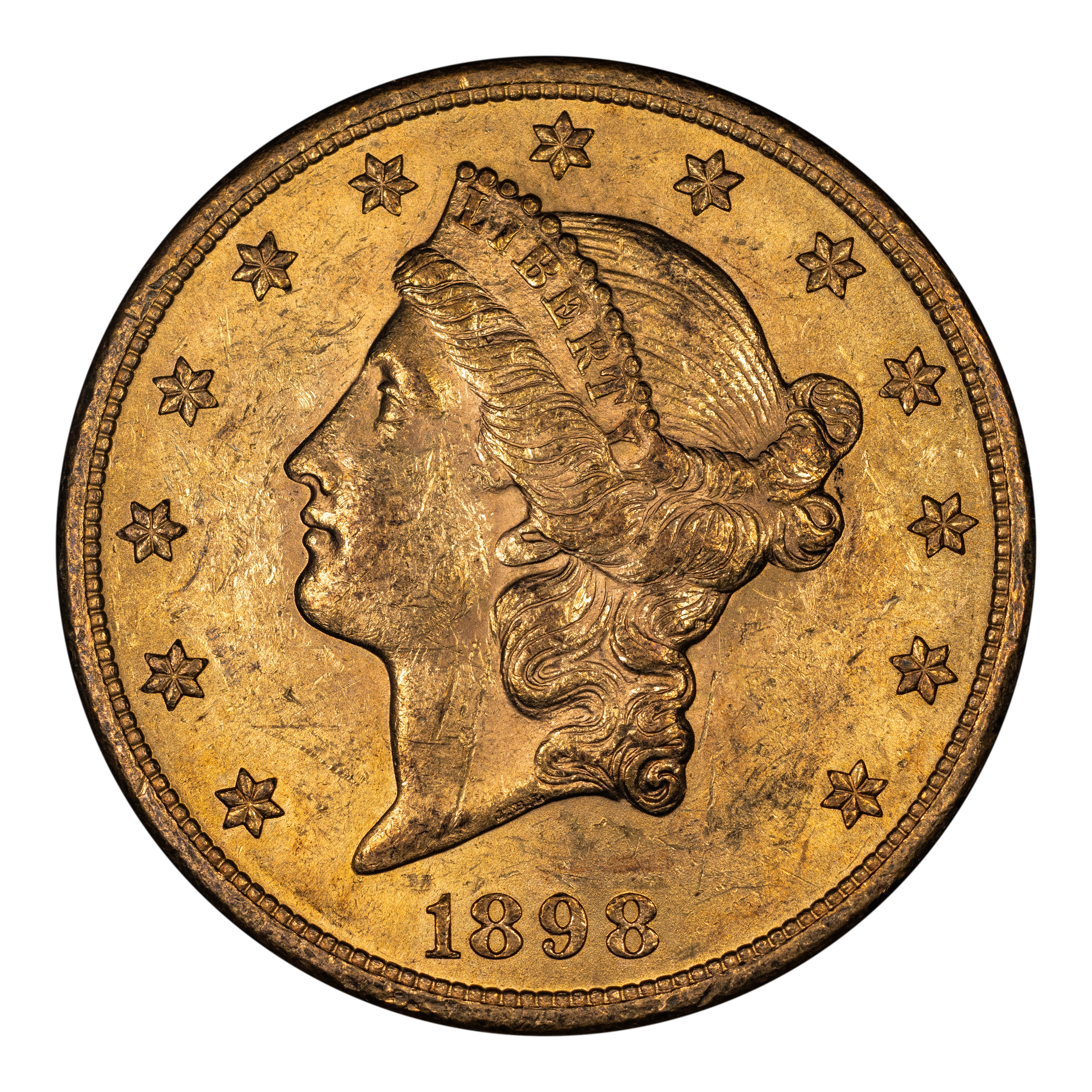 1898 $20 MS