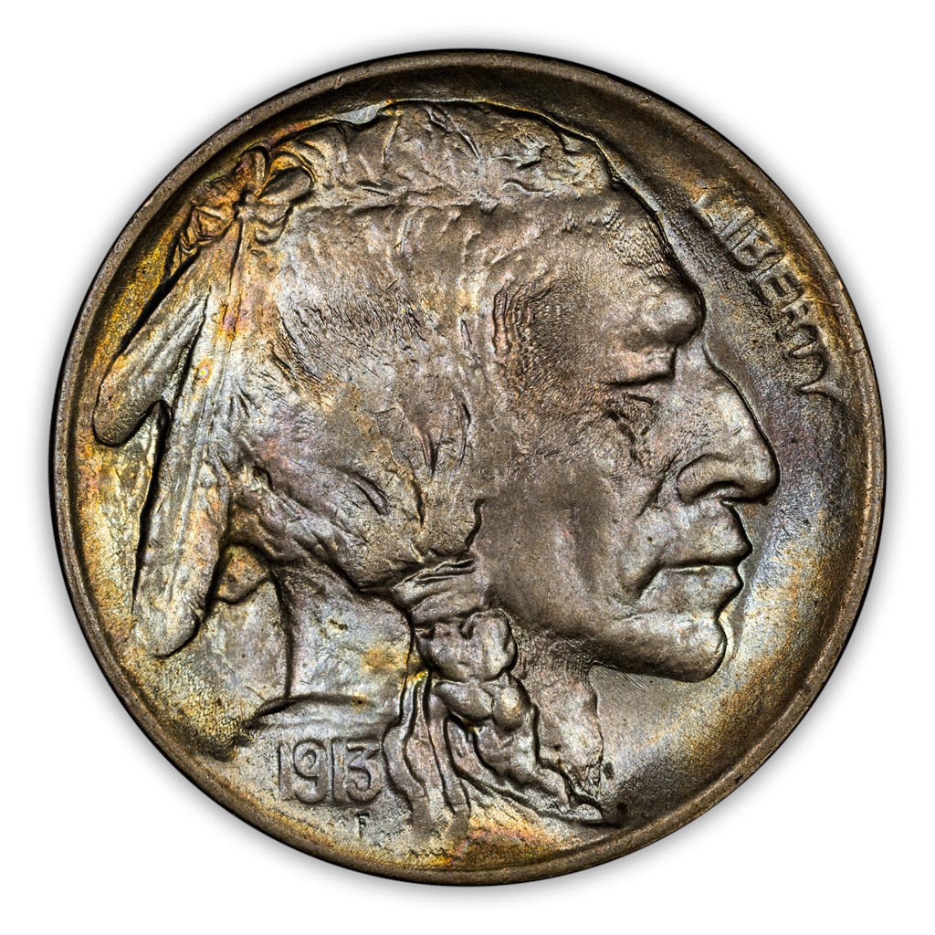 『NGC MS64』アメリカバッファローニッケルタイプ1(1913年) NGC MS64』アメリカバッファローニッケルタイプ1(1913年