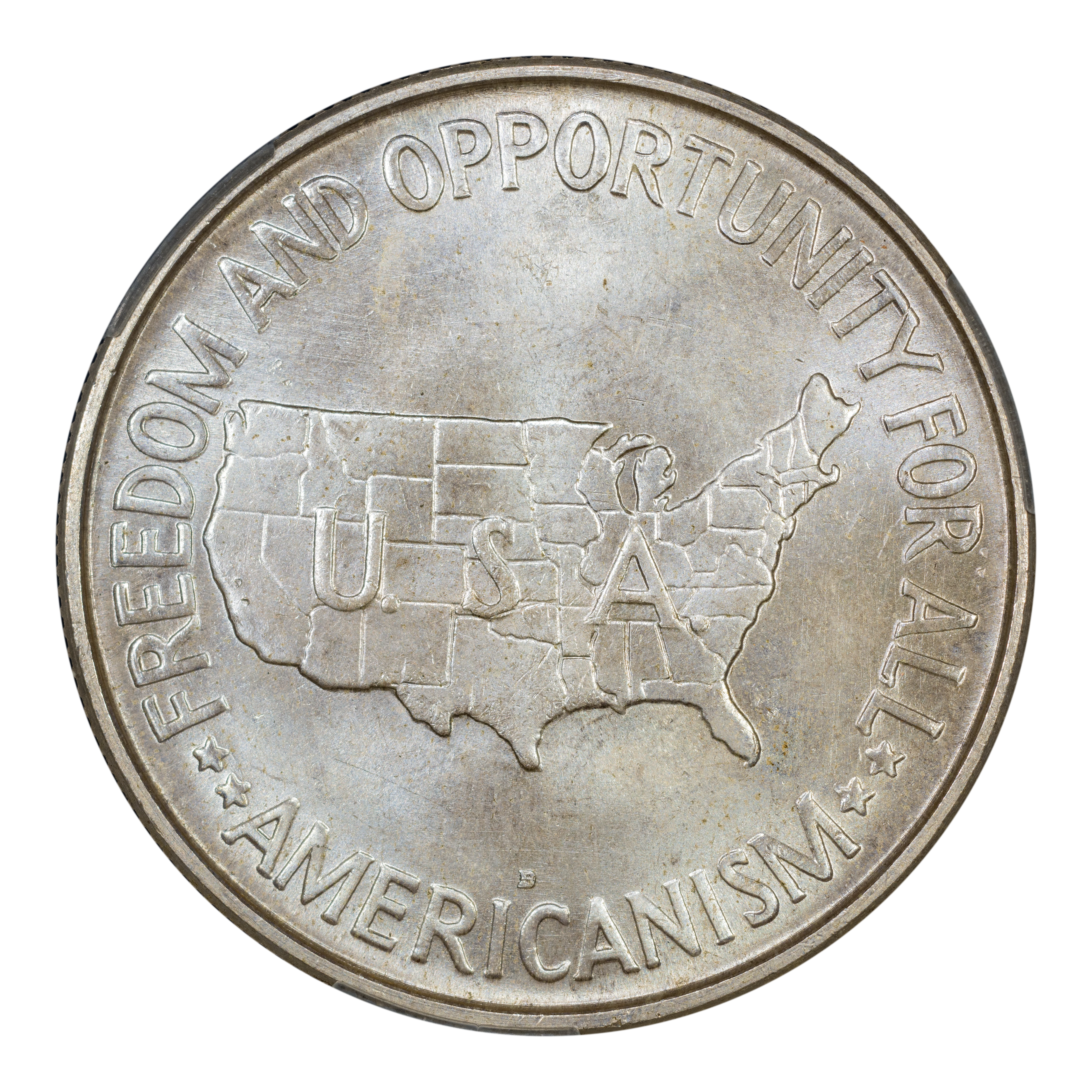 1952-D 50c Washington-Carver MS