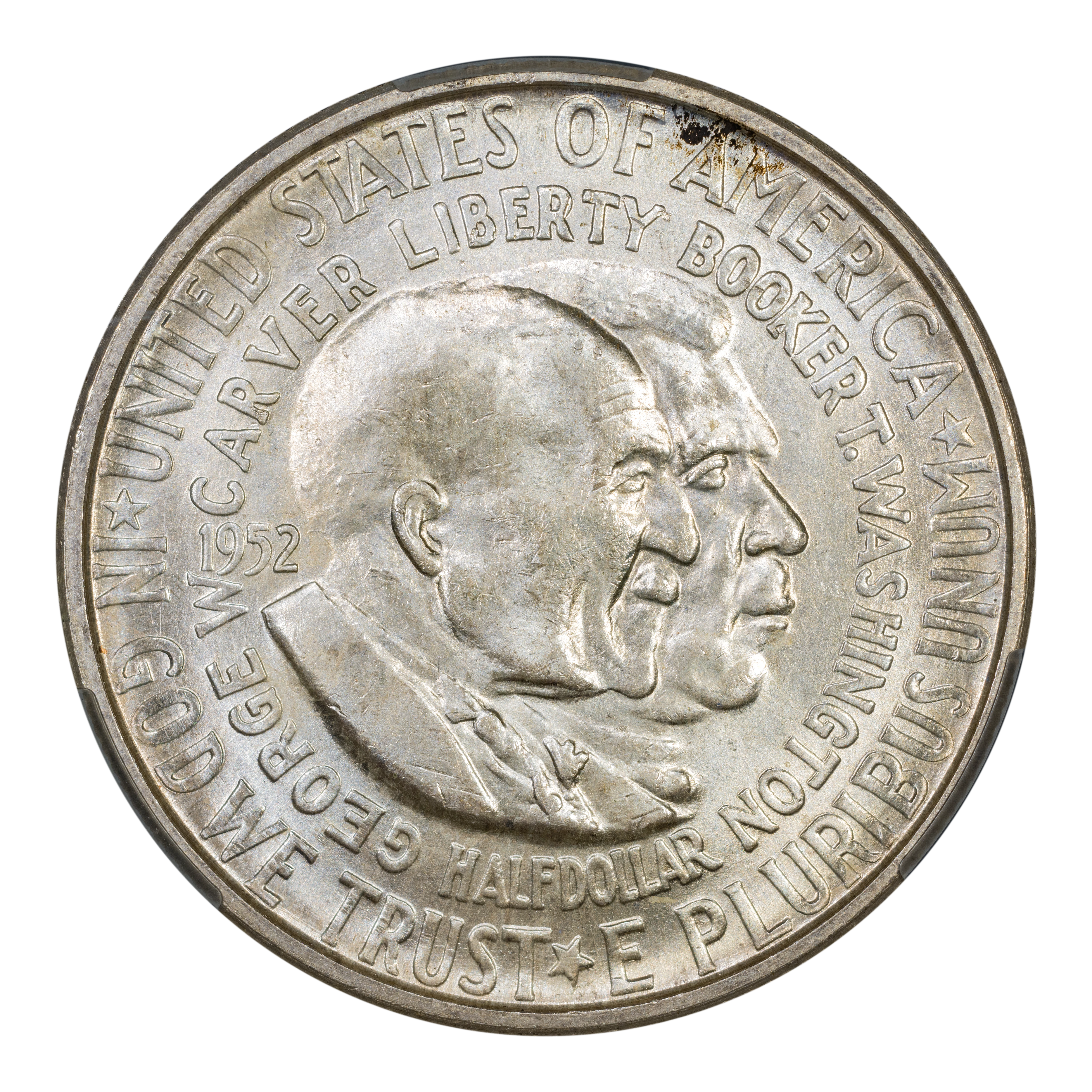 1952-D 50c Washington-Carver MS